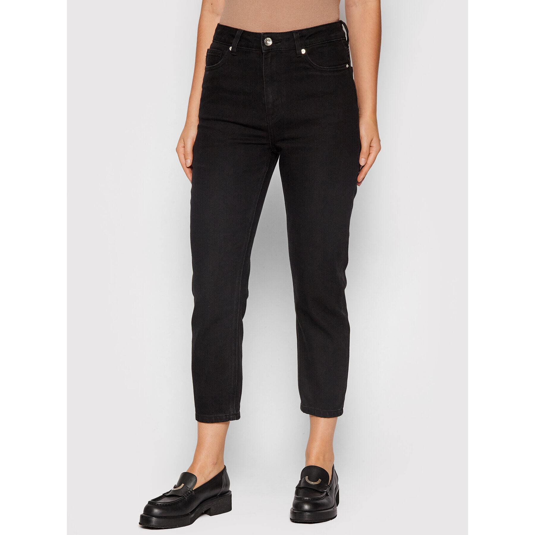 Vero Moda Jeansy Brenda 10253552 Černá Regular Fit - Pepit.cz