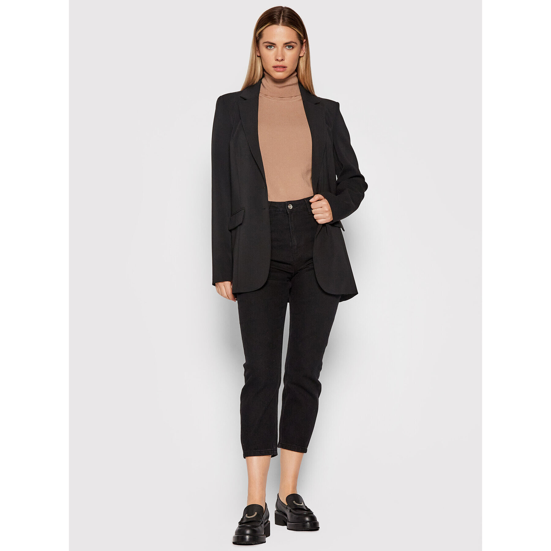 Vero Moda Jeansy Brenda 10253552 Černá Regular Fit - Pepit.cz