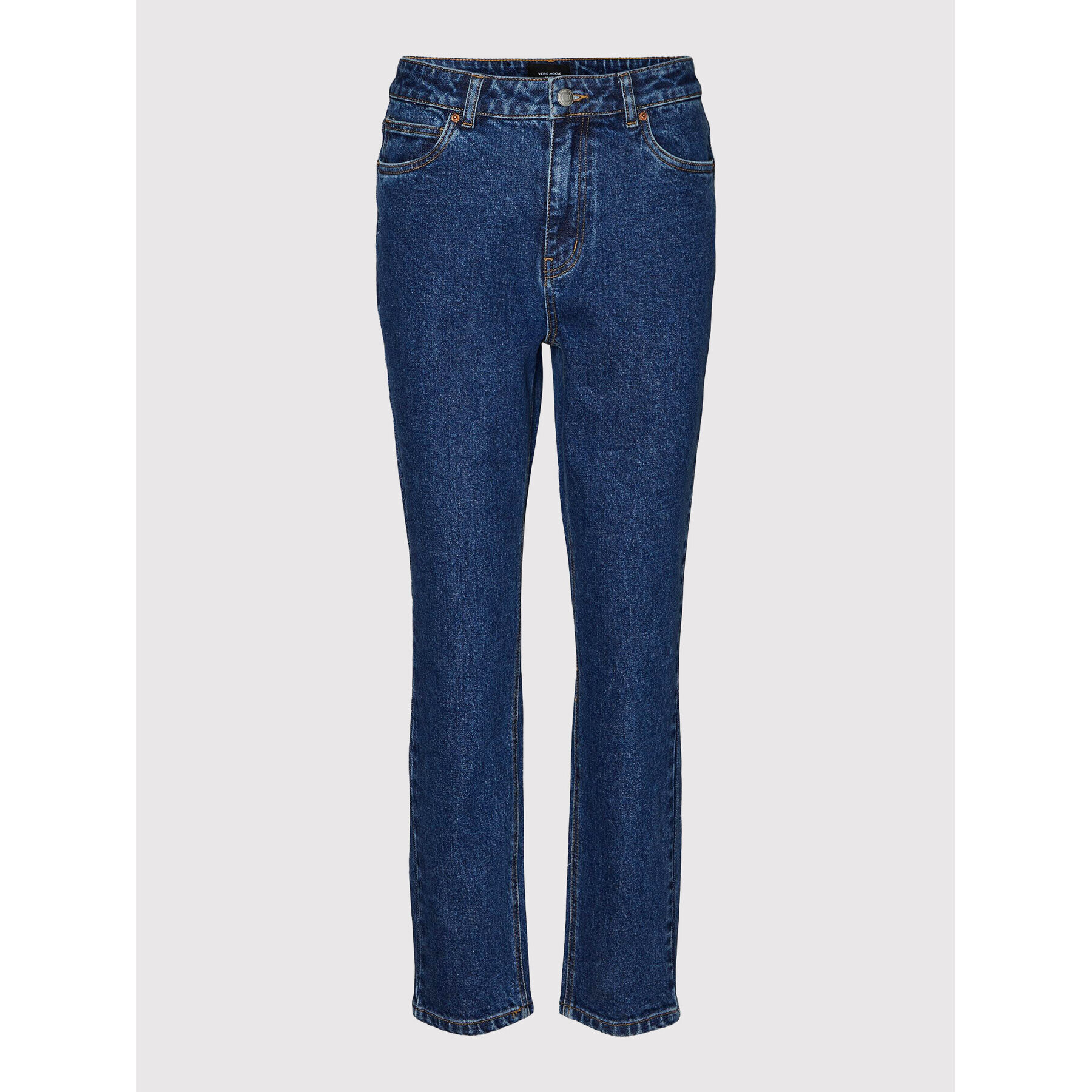 Vero Moda Jeansy Brenda 10268434 Tmavomodrá Straight Fit - Pepit.cz