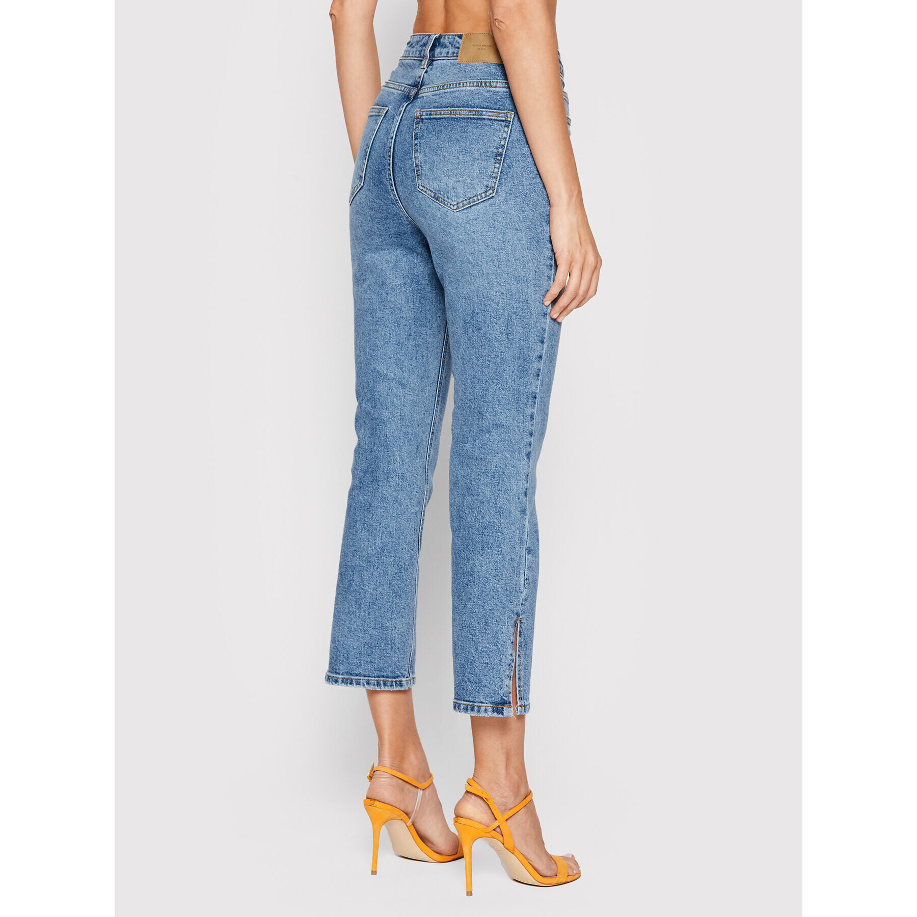 Vero Moda Jeansy Ellie 10261487 Modrá Regular Fit - Pepit.cz