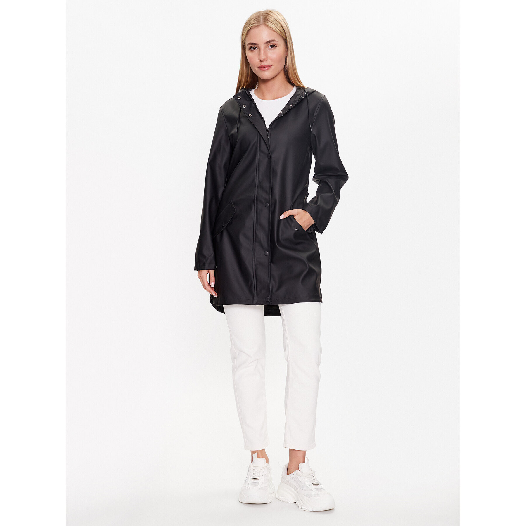 Vero Moda Bunda z imitace kůže Maloumie 10277771 Černá Regular Fit - Pepit.cz