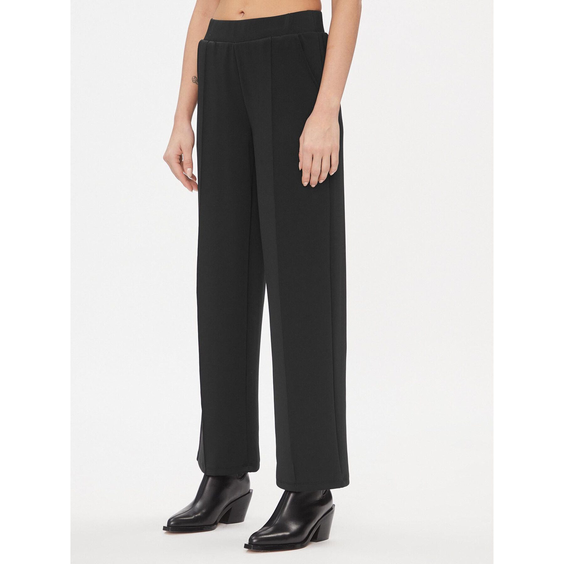 Vero Moda Kalhoty z materiálu 10296830 Černá Relaxed Fit - Pepit.cz