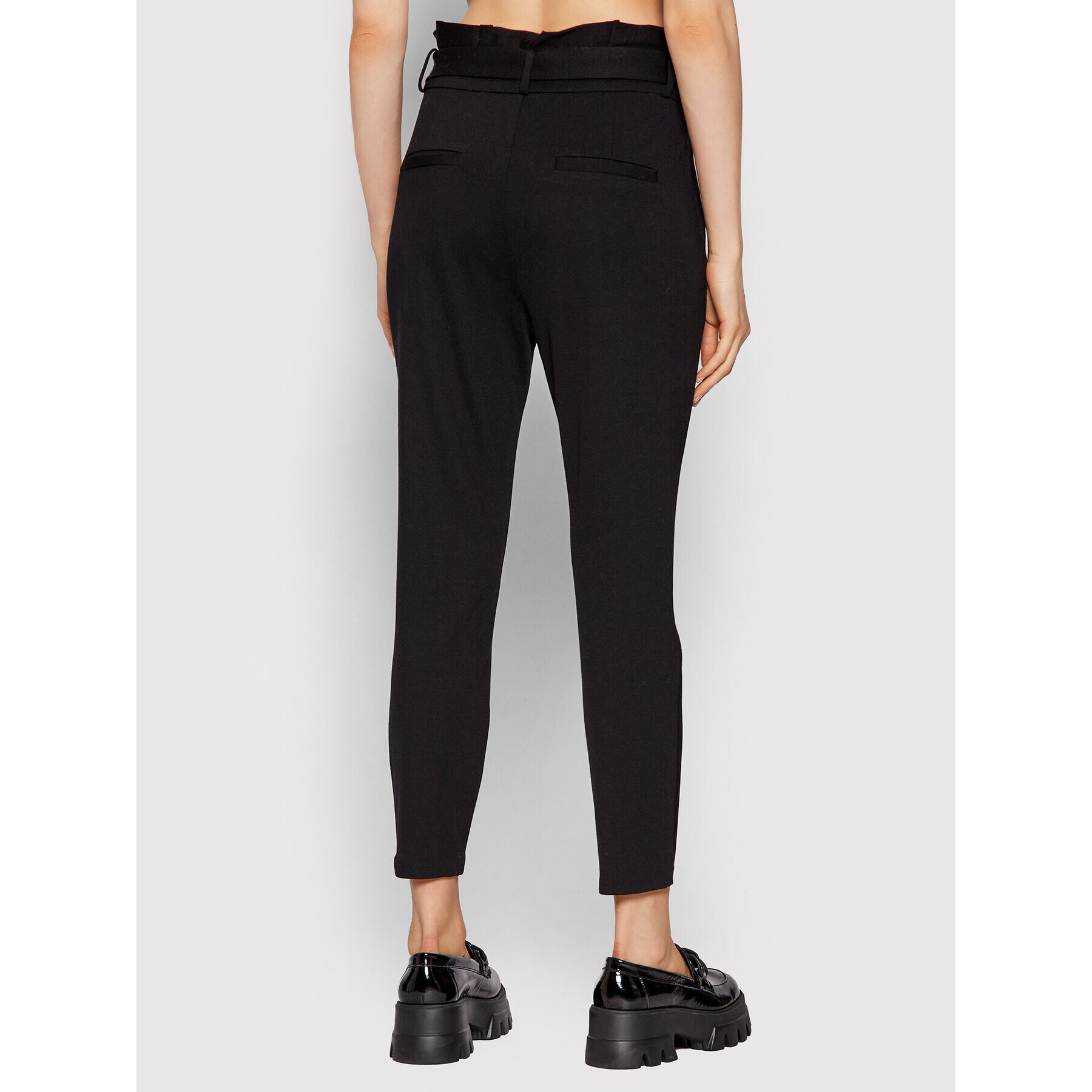 Vero Moda Kalhoty z materiálu Eva 10205932 Černá Relaxed Fit - Pepit.cz