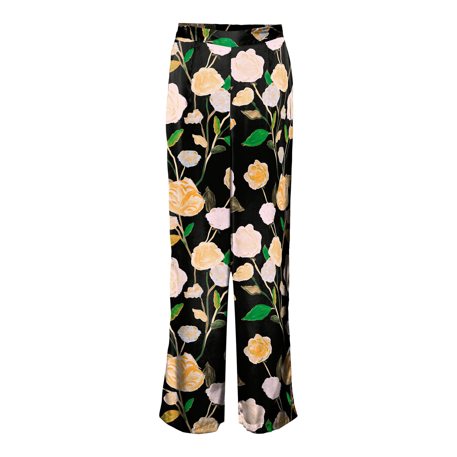 Vero Moda Kalhoty z materiálu Renee 10282222 Barevná Wide Leg - Pepit.cz