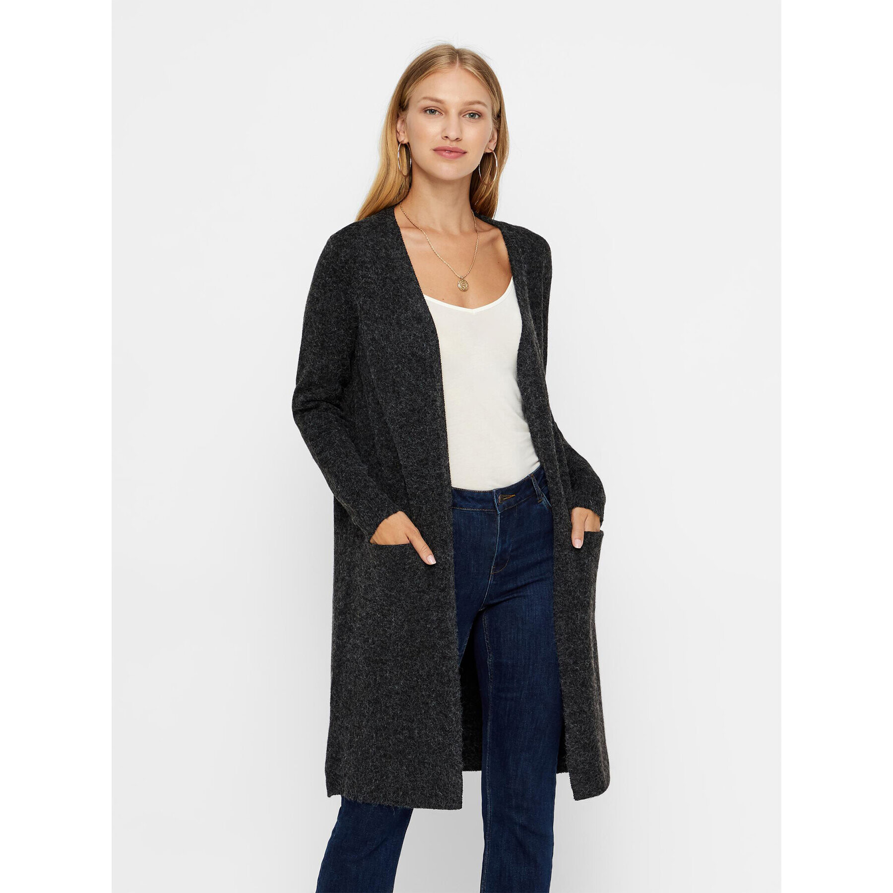 Vero Moda Kardigan 10215434 Černá Regular Fit - Pepit.cz