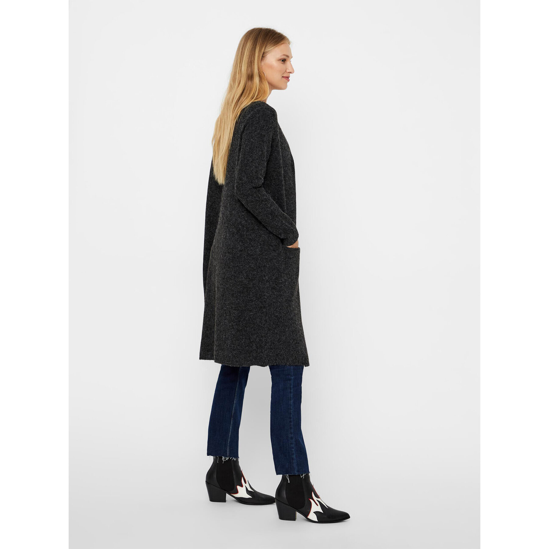 Vero Moda Kardigan 10215434 Černá Regular Fit - Pepit.cz