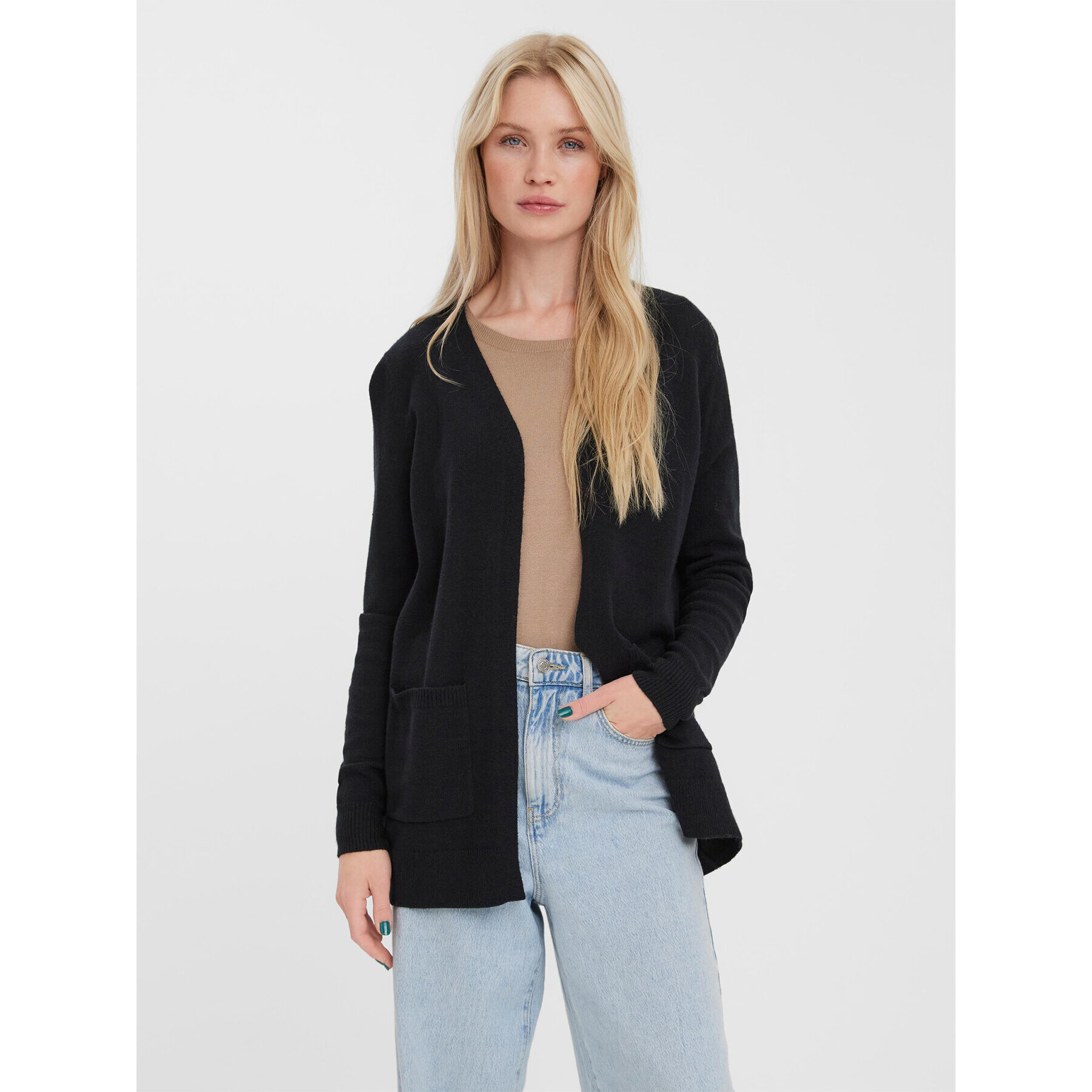 Vero Moda Kardigan 10269434 Černá Regular Fit - Pepit.cz