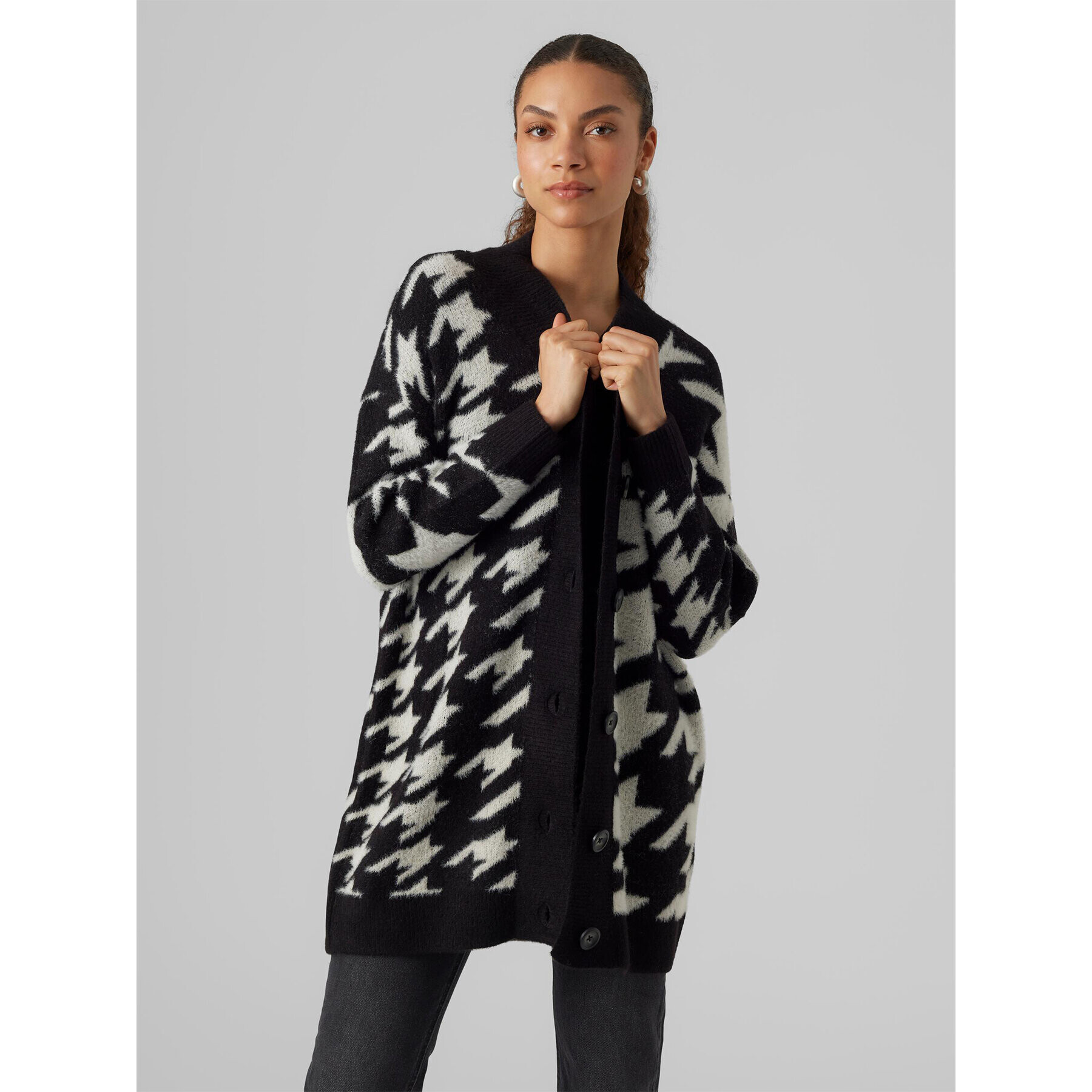 Vero Moda Kardigan 10296785 Černá Regular Fit - Pepit.cz