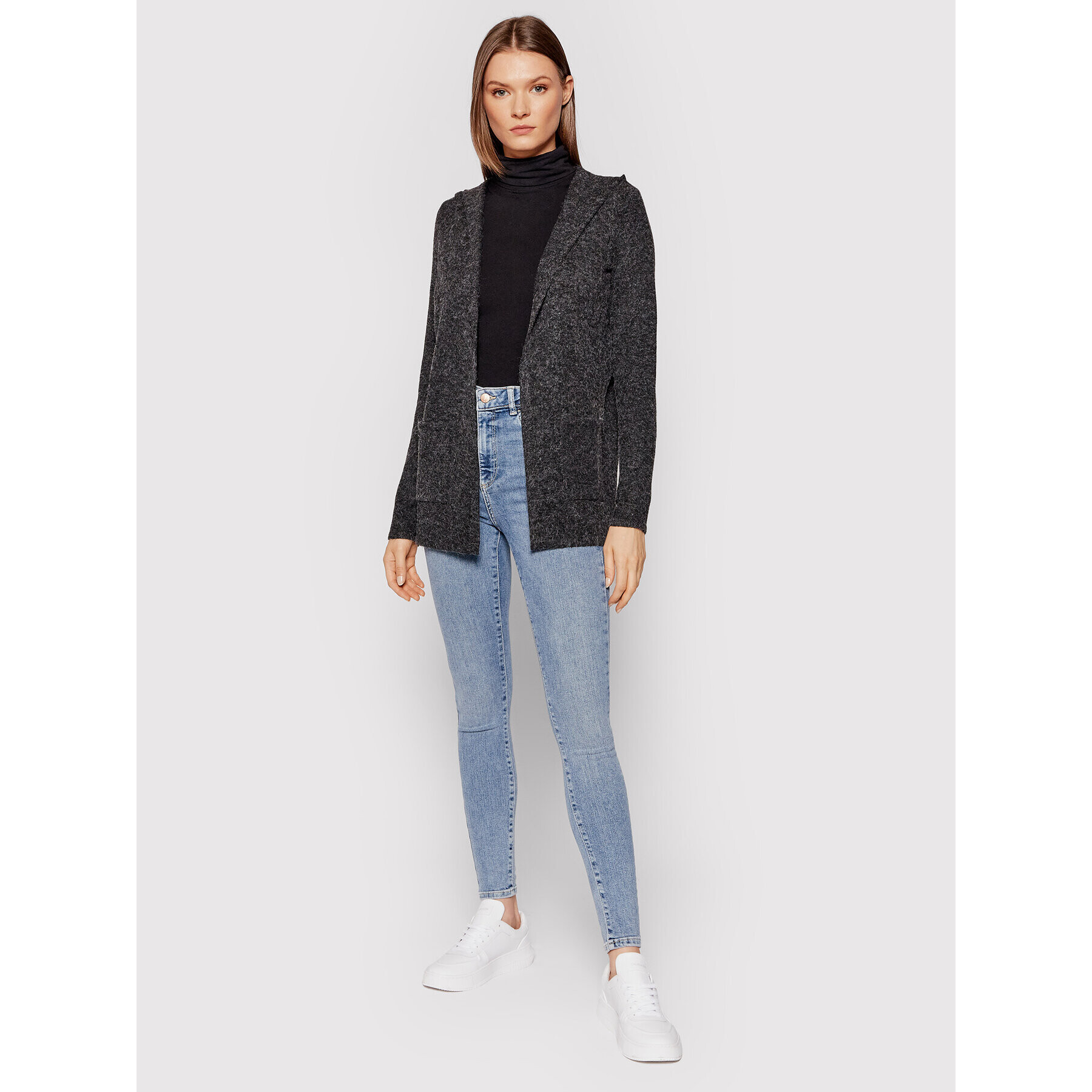 Vero Moda Kardigan Doffy 10235948 Černá Relaxed Fit - Pepit.cz