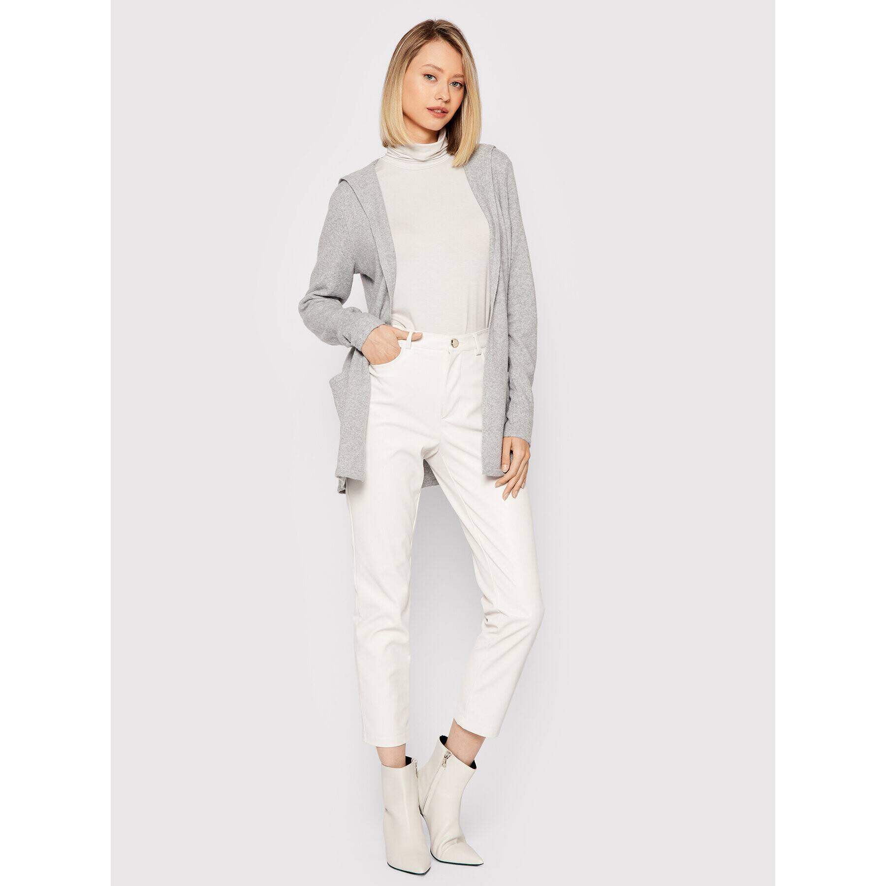 Vero Moda Kardigan Doffy 10235948 Šedá Loose Fit - Pepit.cz