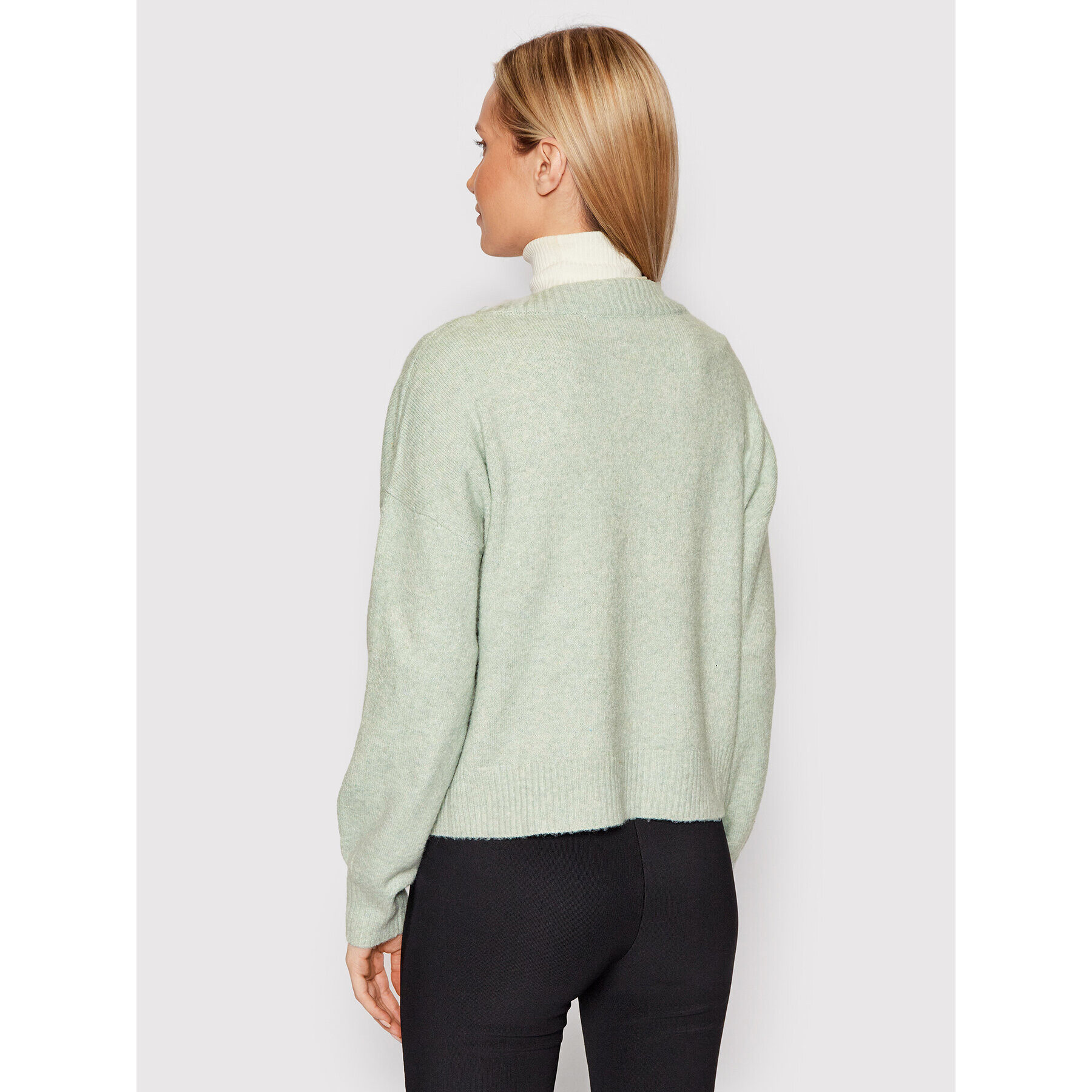 Vero Moda Kardigan Doffy 10259445 Zelená Relaxed Fit - Pepit.cz