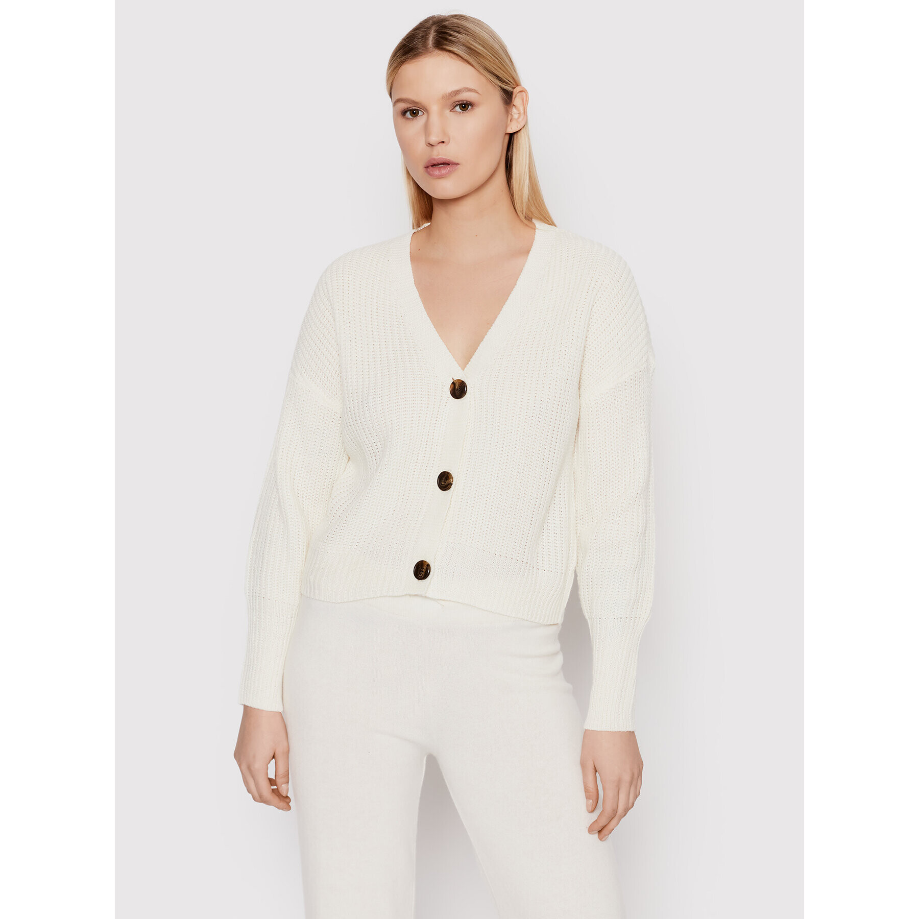 Vero Moda Kardigan Lea 10249632 Béžová Regular Fit - Pepit.cz