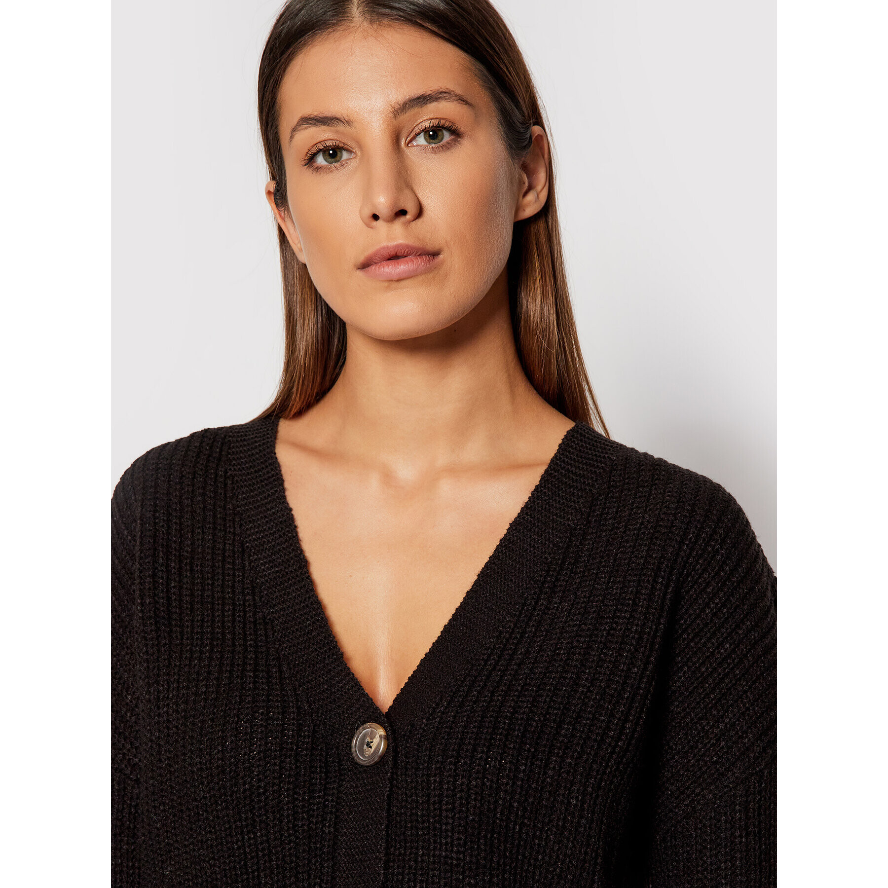 Vero Moda Kardigan Lea 10249632 Černá Relaxed Fit - Pepit.cz