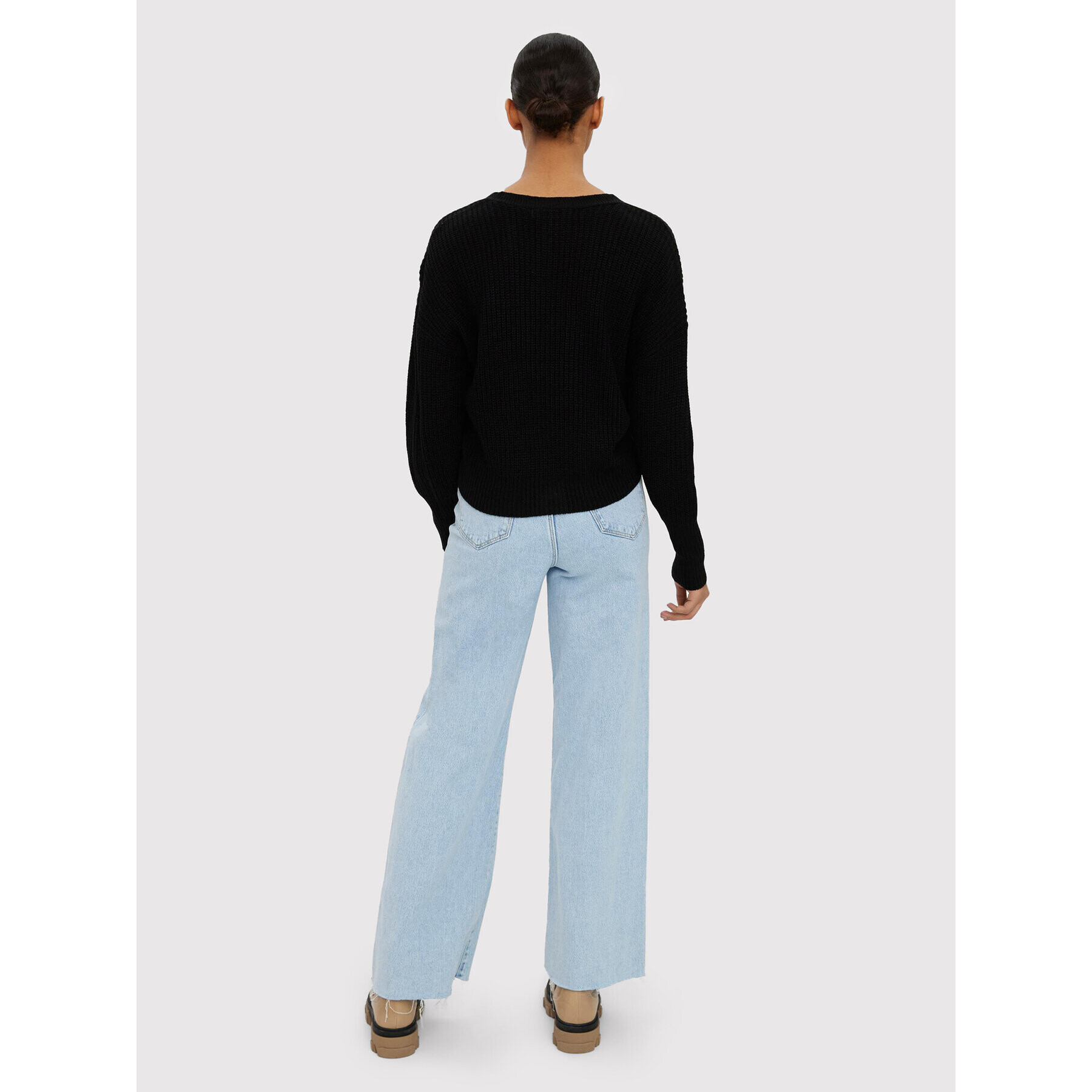 Vero Moda Kardigan Lea 10273853 Černá Relaxed Fit - Pepit.cz