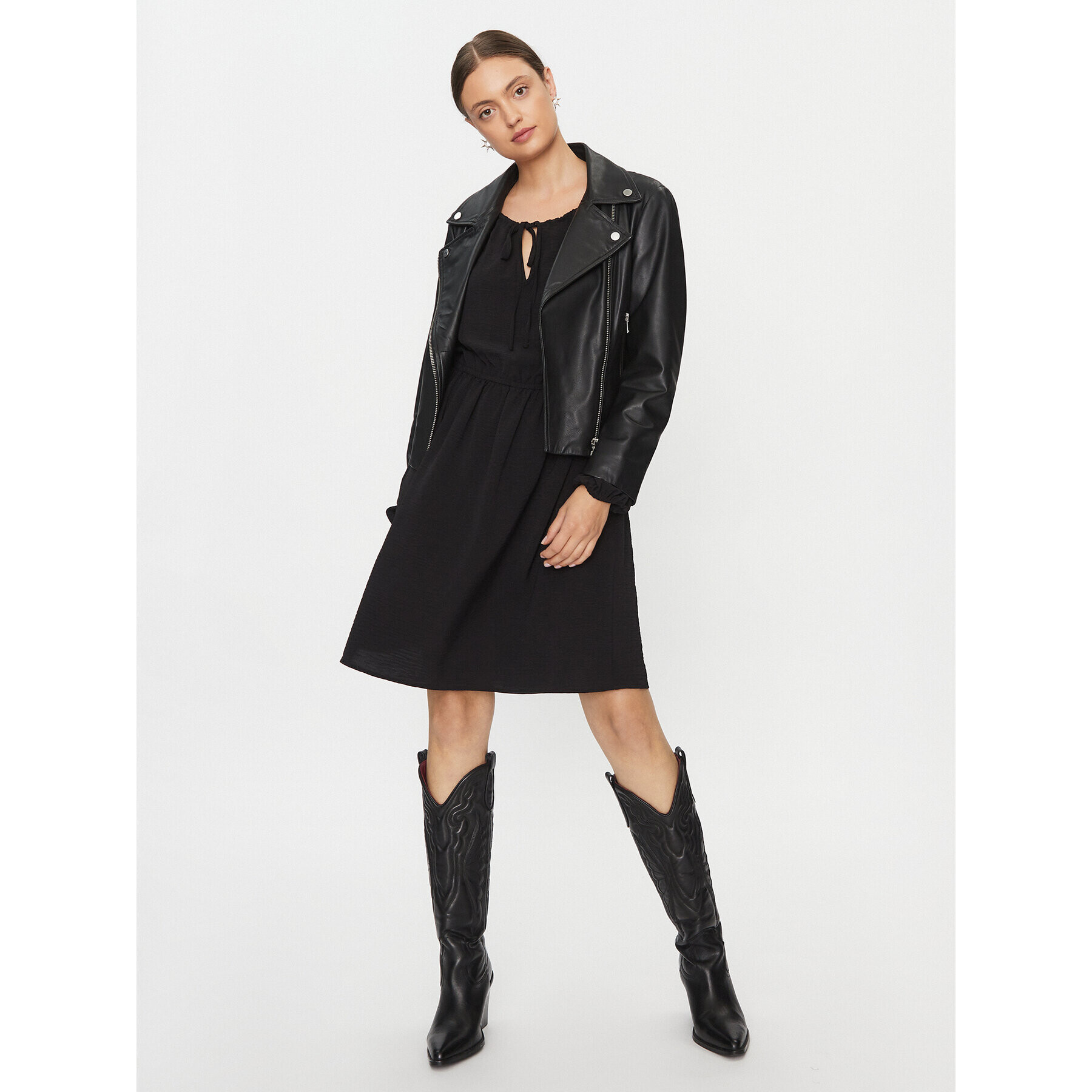 Vero Moda Každodenní šaty 10302545 Černá Regular Fit - Pepit.cz