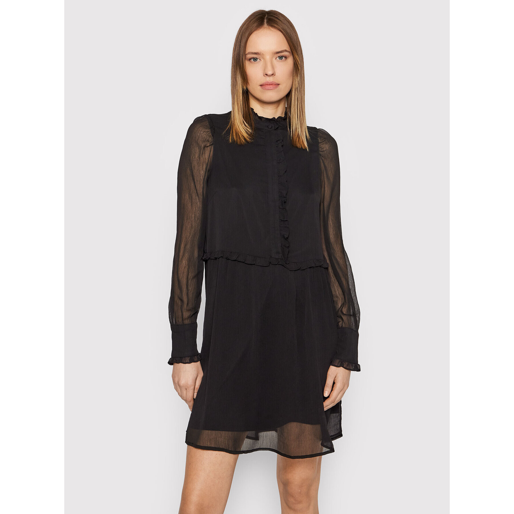 Vero Moda Každodenní šaty Dee 10258167 Černá Regular Fit - Pepit.cz