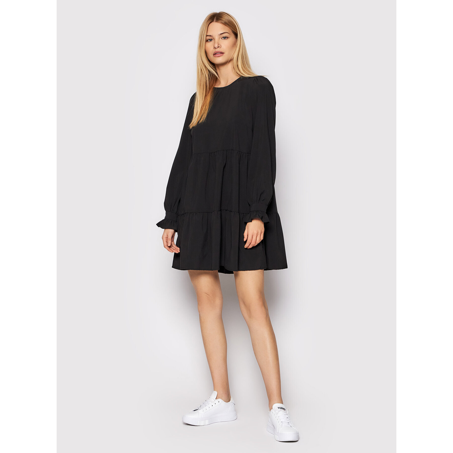 Vero Moda Každodenní šaty Helga 10268662 Černá Relaxed Fit - Pepit.cz