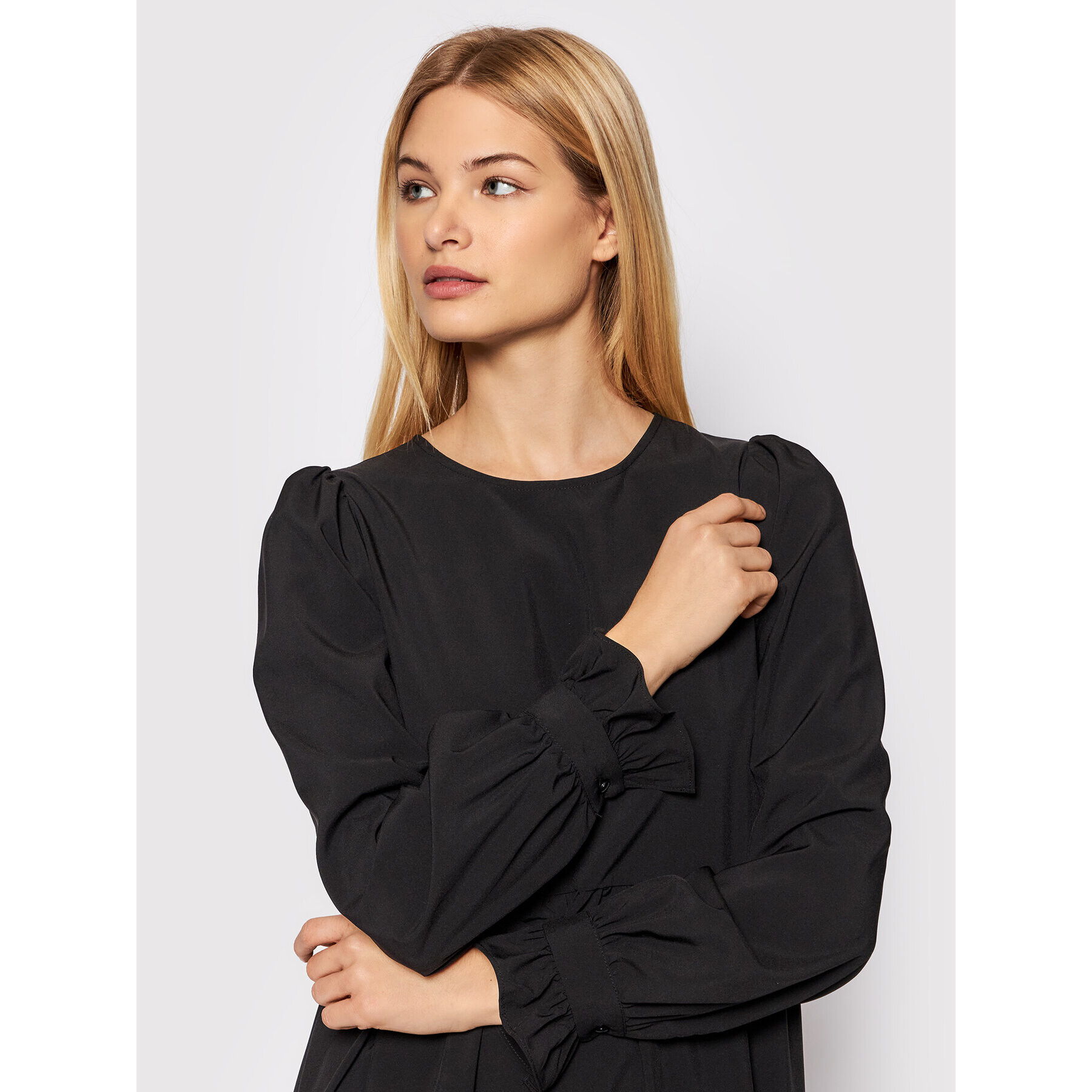 Vero Moda Každodenní šaty Helga 10268662 Černá Relaxed Fit - Pepit.cz