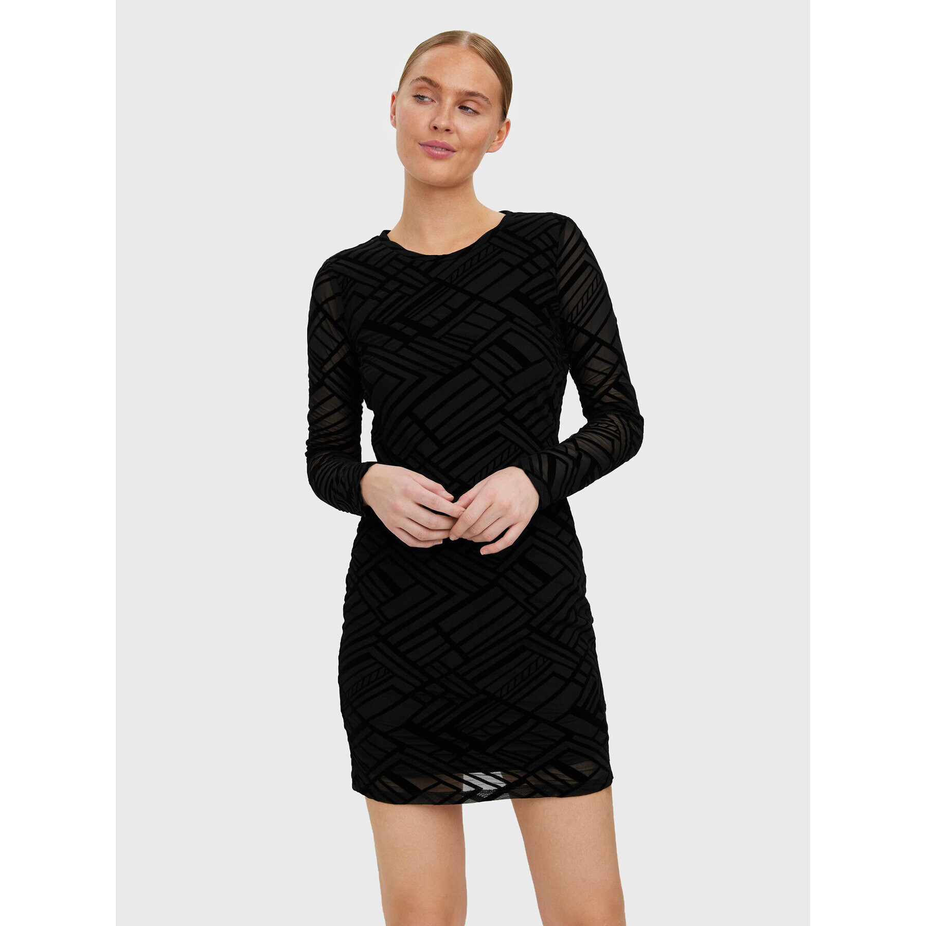 Vero Moda Každodenní šaty Koko 10278001 Černá Regular Fit - Pepit.cz