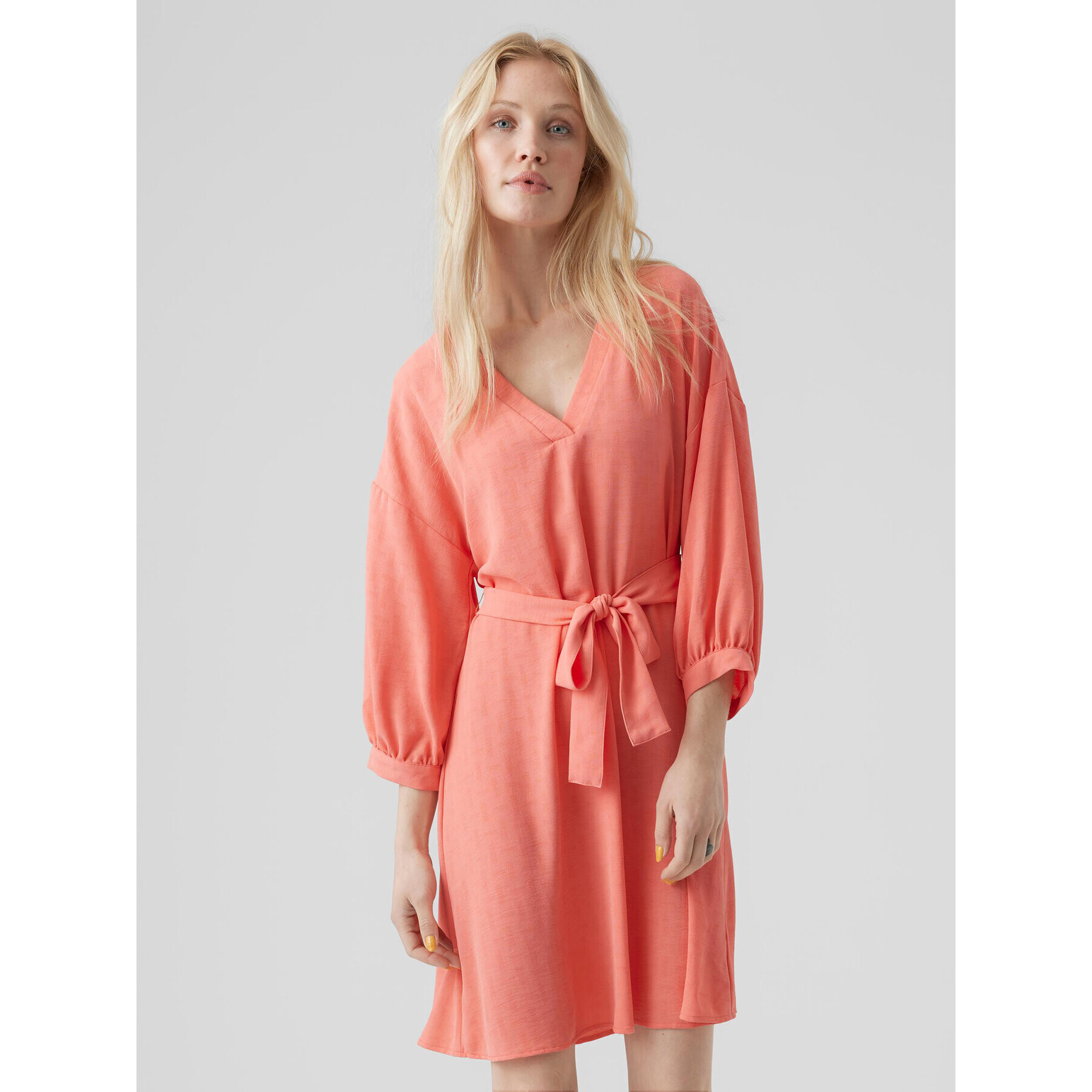 Vero Moda Každodenní šaty Pye 10284134 Oranžová Regular Fit - Pepit.cz