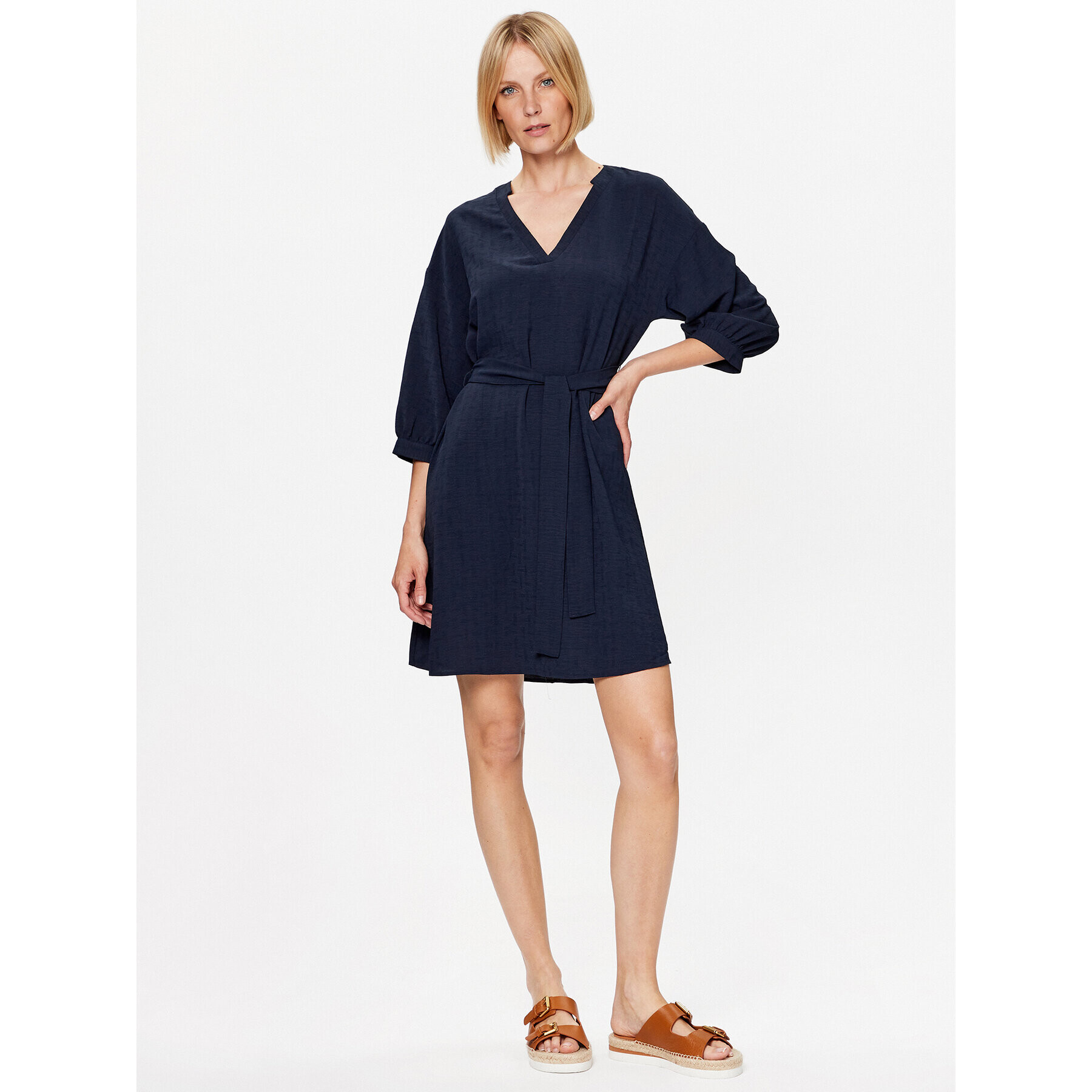 Vero Moda Každodenní šaty Pye 10284134 Tmavomodrá Regular Fit - Pepit.cz