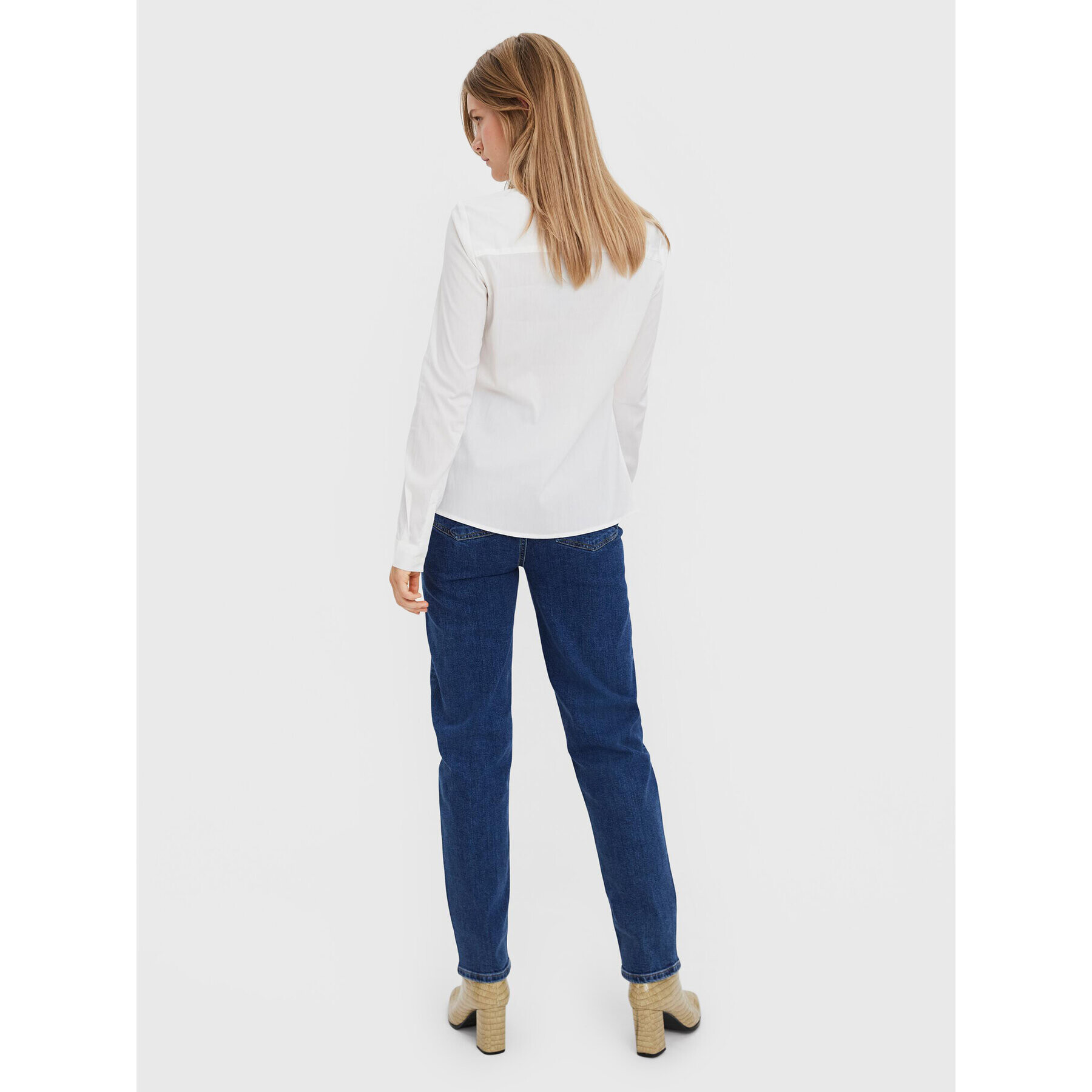 Vero Moda Košile Lady 10164900 Bílá Slim Fit - Pepit.cz