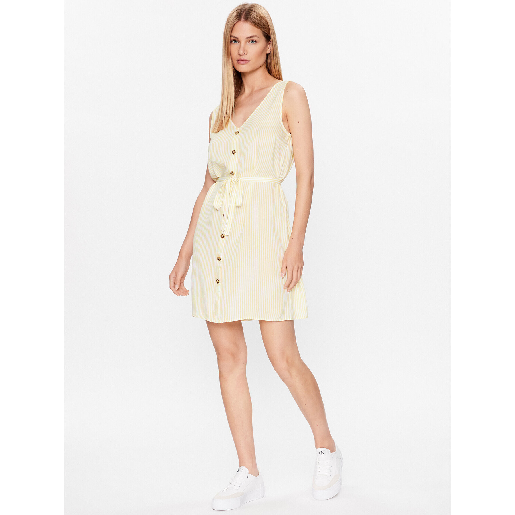 Vero Moda Letní šaty Bumpy 10286519 Žlutá Regular Fit - Pepit.cz