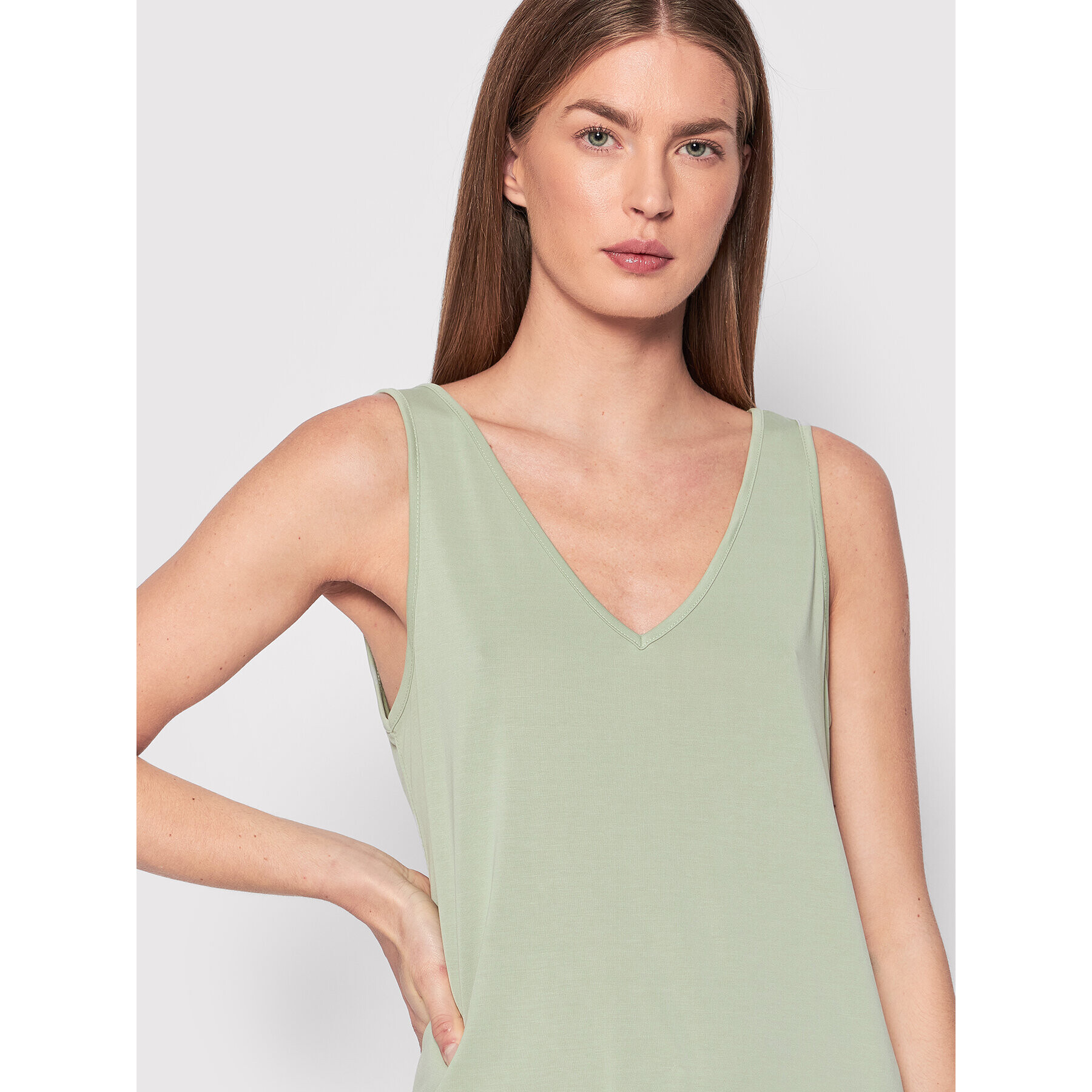 Vero Moda Letní šaty Filli 10265015 Zelená Regular Fit - Pepit.cz