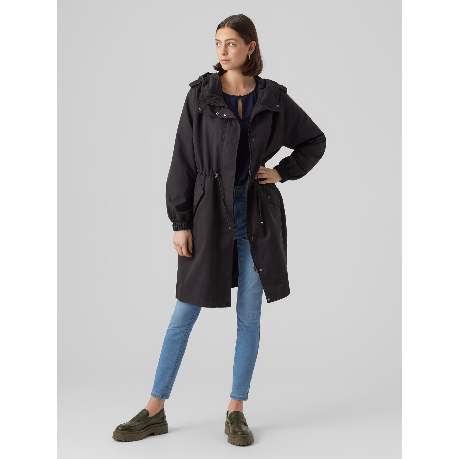 Vero Moda Parka Pernille Alison 10282329 Černá Regular Fit - Pepit.cz