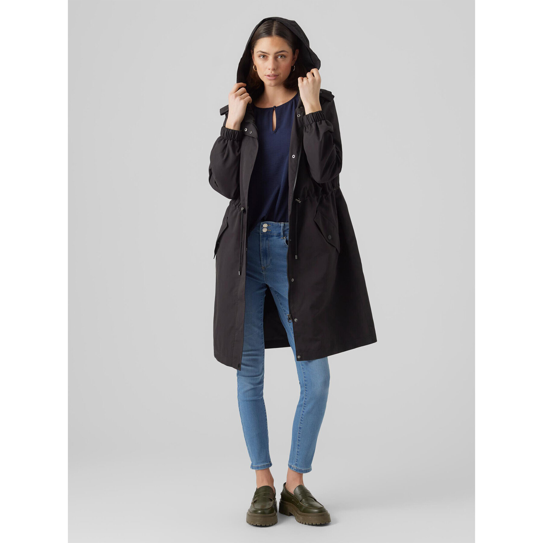 Vero Moda Parka Pernille Alison 10282329 Černá Regular Fit - Pepit.cz