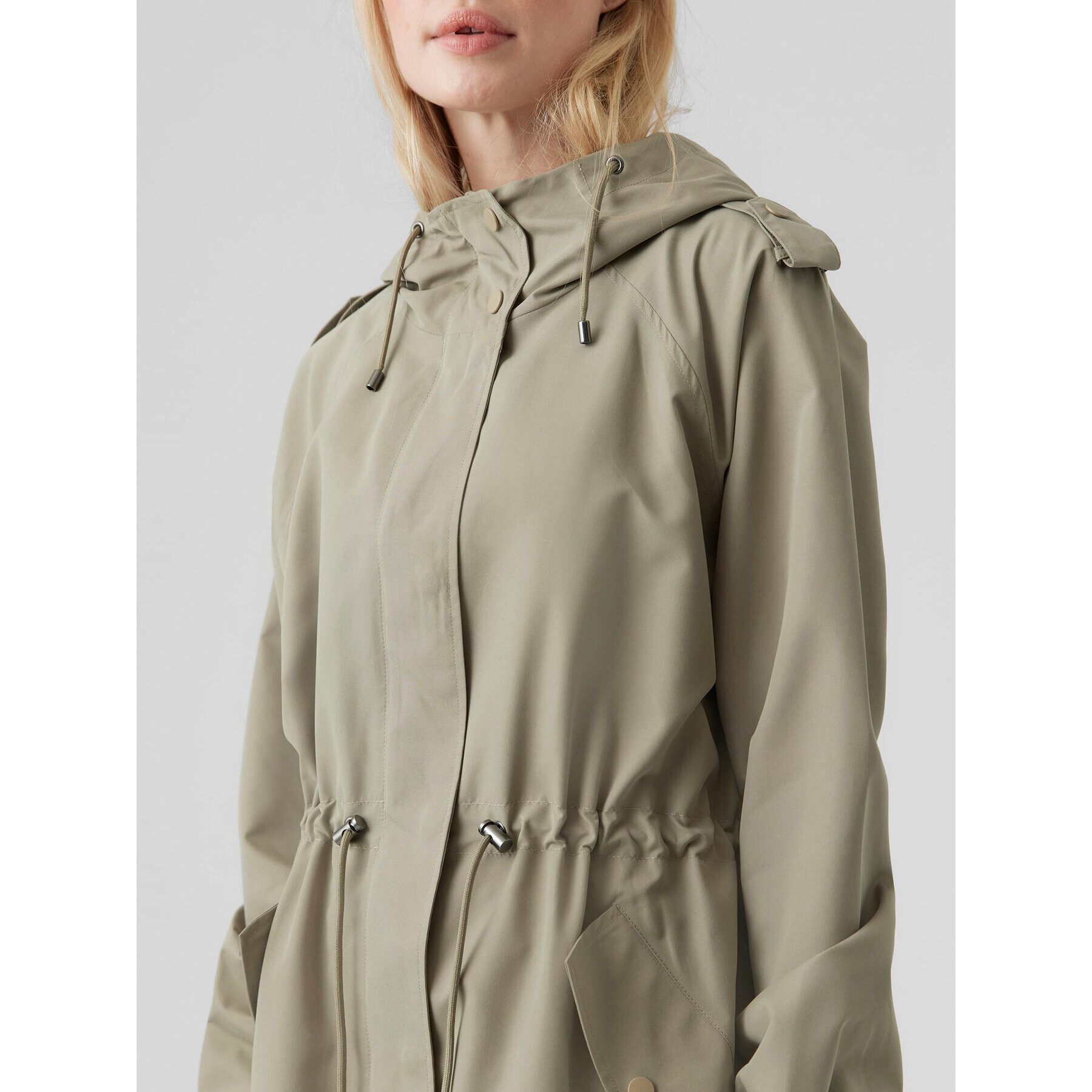 Vero Moda Parka Pernille Alison 10282329 Zelená Regular Fit - Pepit.cz