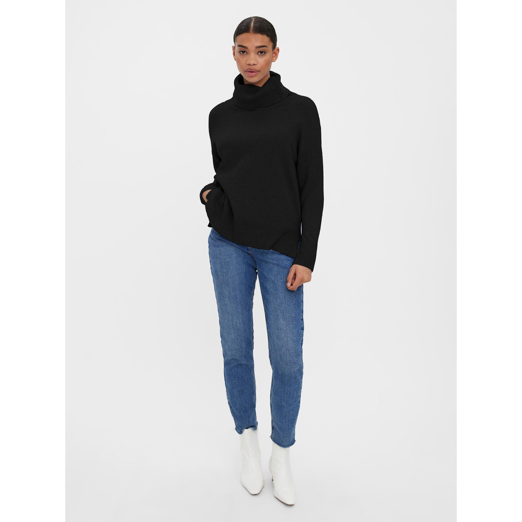 Vero Moda Rolák 10231324 Černá Regular Fit - Pepit.cz