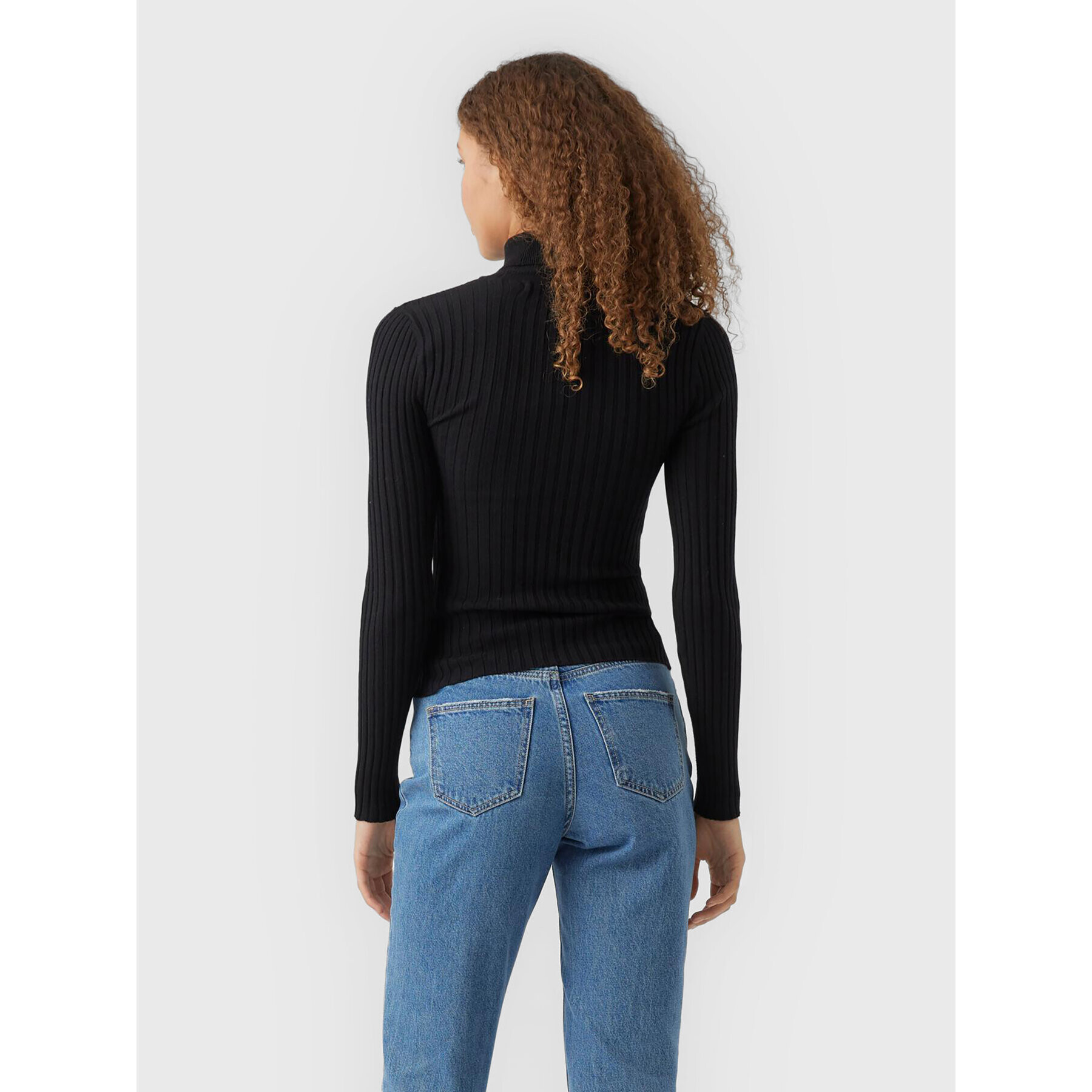 Vero Moda Rolák Kiki 10272699 Černá Slim Fit - Pepit.cz