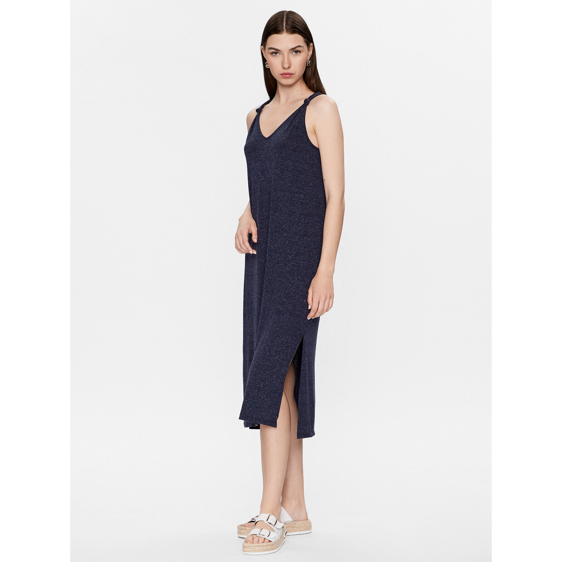 Vero Moda Každodenní šaty Marijune 10281932 Tmavomodrá Relaxed Fit - Pepit.cz