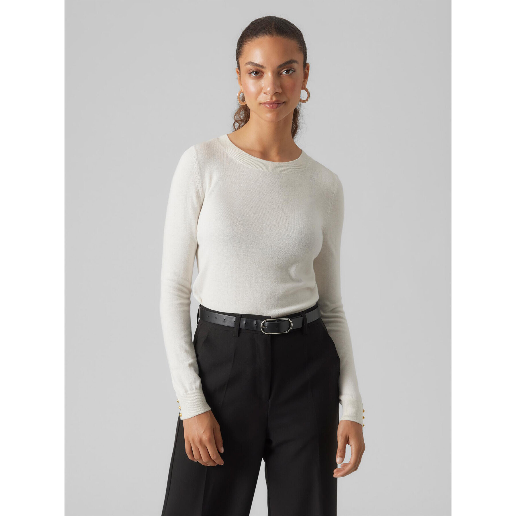 Vero Moda Svetr 10291147 Béžová Regular Fit - Pepit.cz