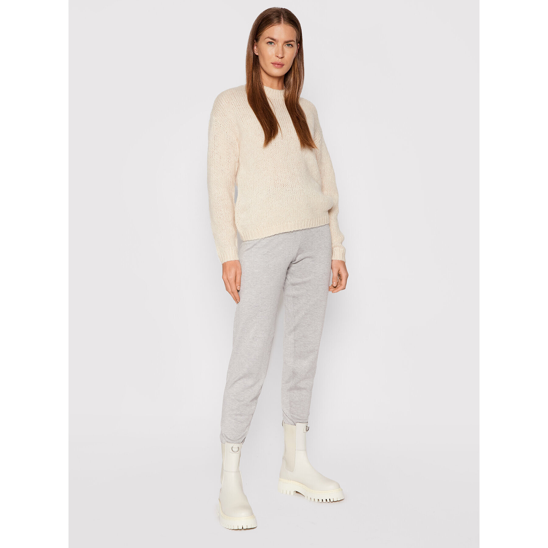 Vero Moda Svetr Darya 10253226 Béžová Relaxed Fit - Pepit.cz