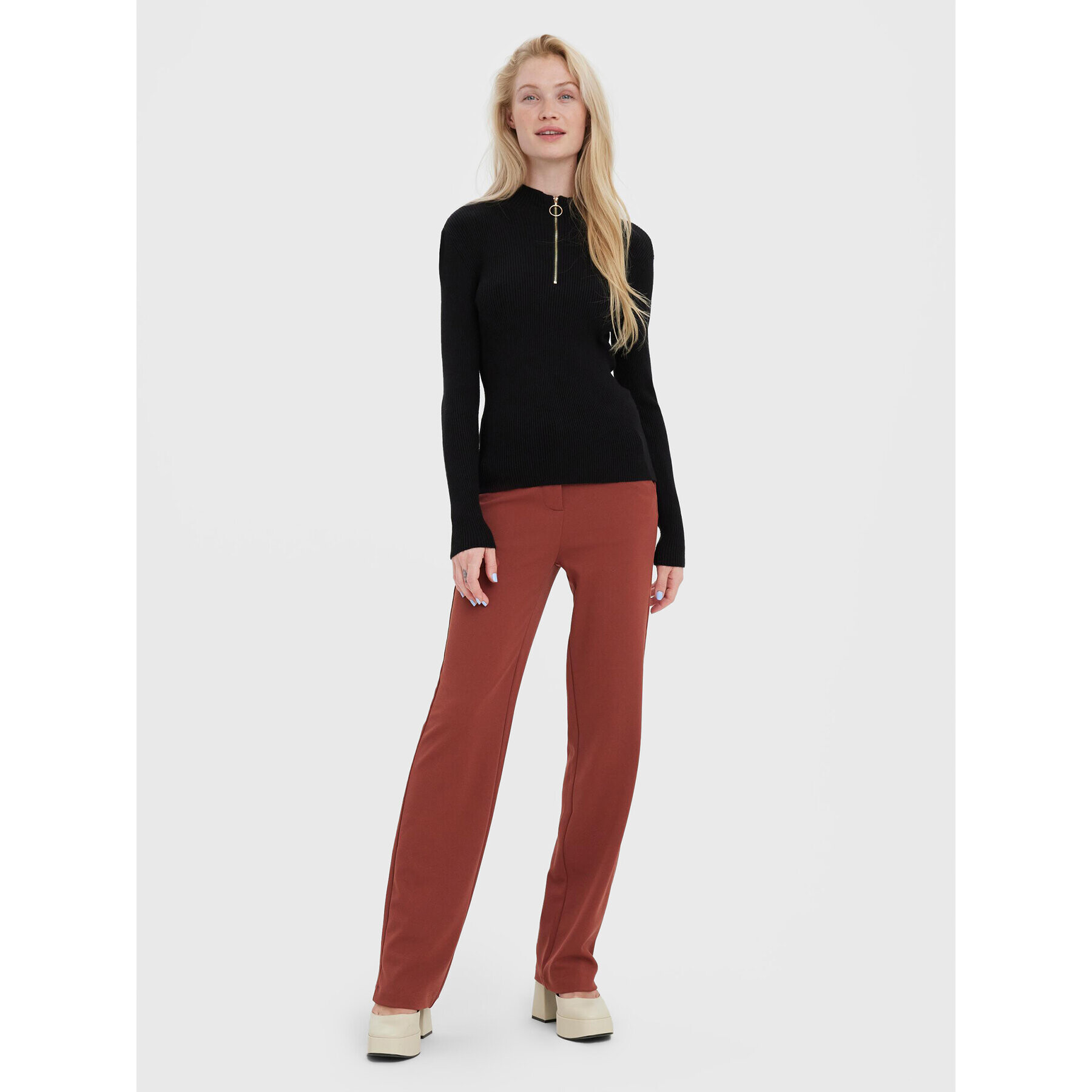 Vero Moda Svetr Evie 10269110 Černá Slim Fit - Pepit.cz