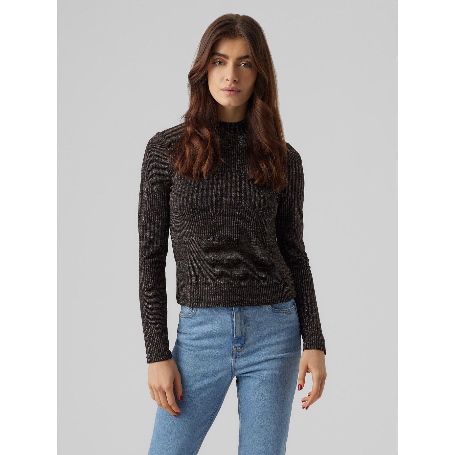 Vero Moda Svetr Karita 10276592 Černá Regular Fit - Pepit.cz