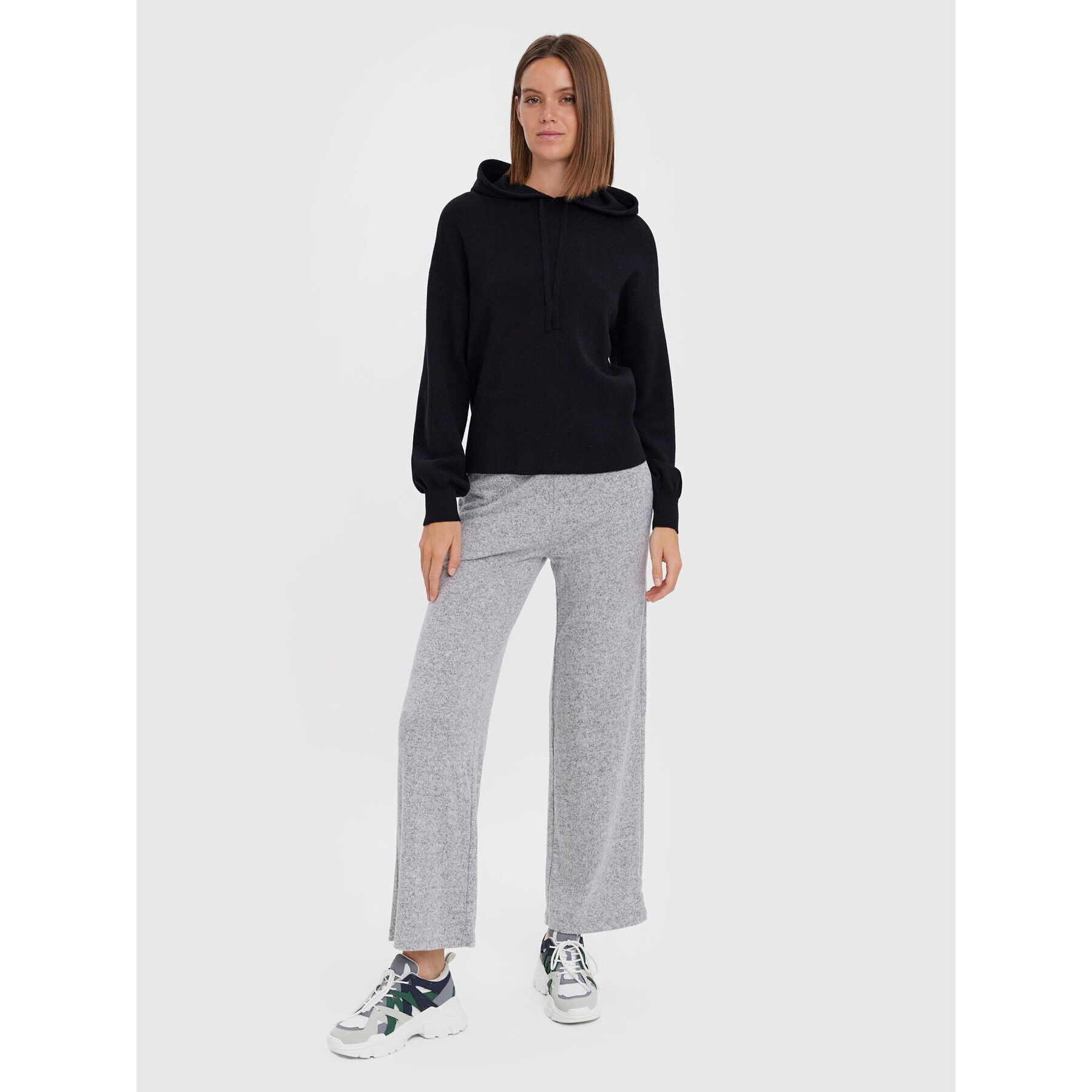 Vero Moda Svetr Nancy 10269236 Černá Relaxed Fit - Pepit.cz