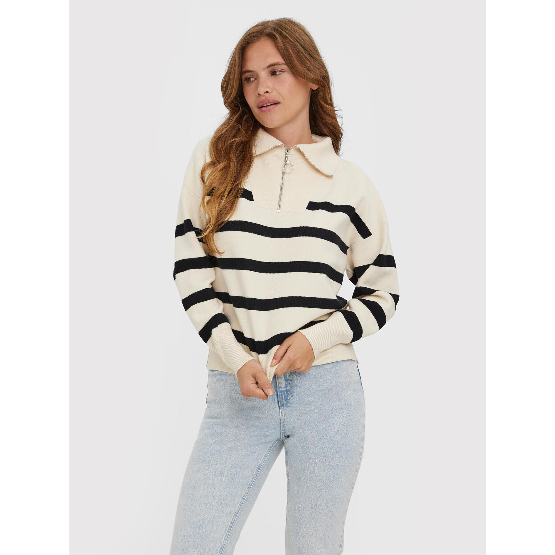 Vero Moda Svetr Saba 10269246 Barevná Relaxed Fit - Pepit.cz