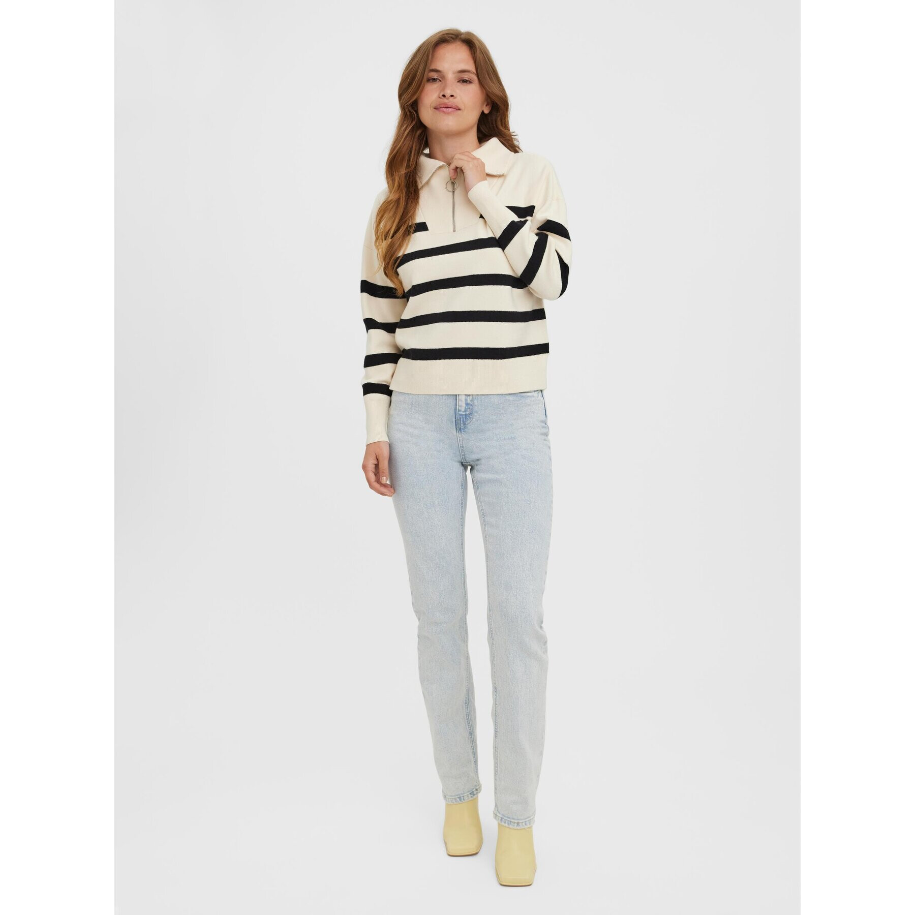 Vero Moda Svetr Saba 10269246 Barevná Relaxed Fit - Pepit.cz