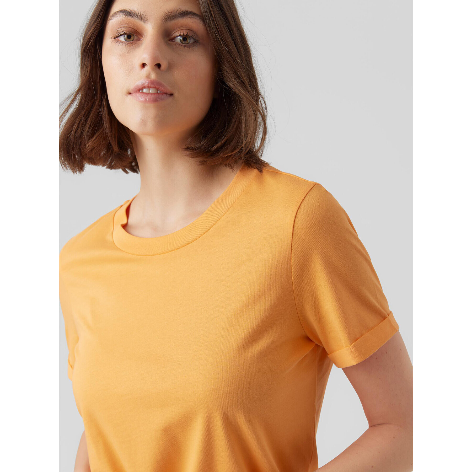 Vero Moda T-Shirt Paula 10243889 Oranžová Regular Fit - Pepit.cz