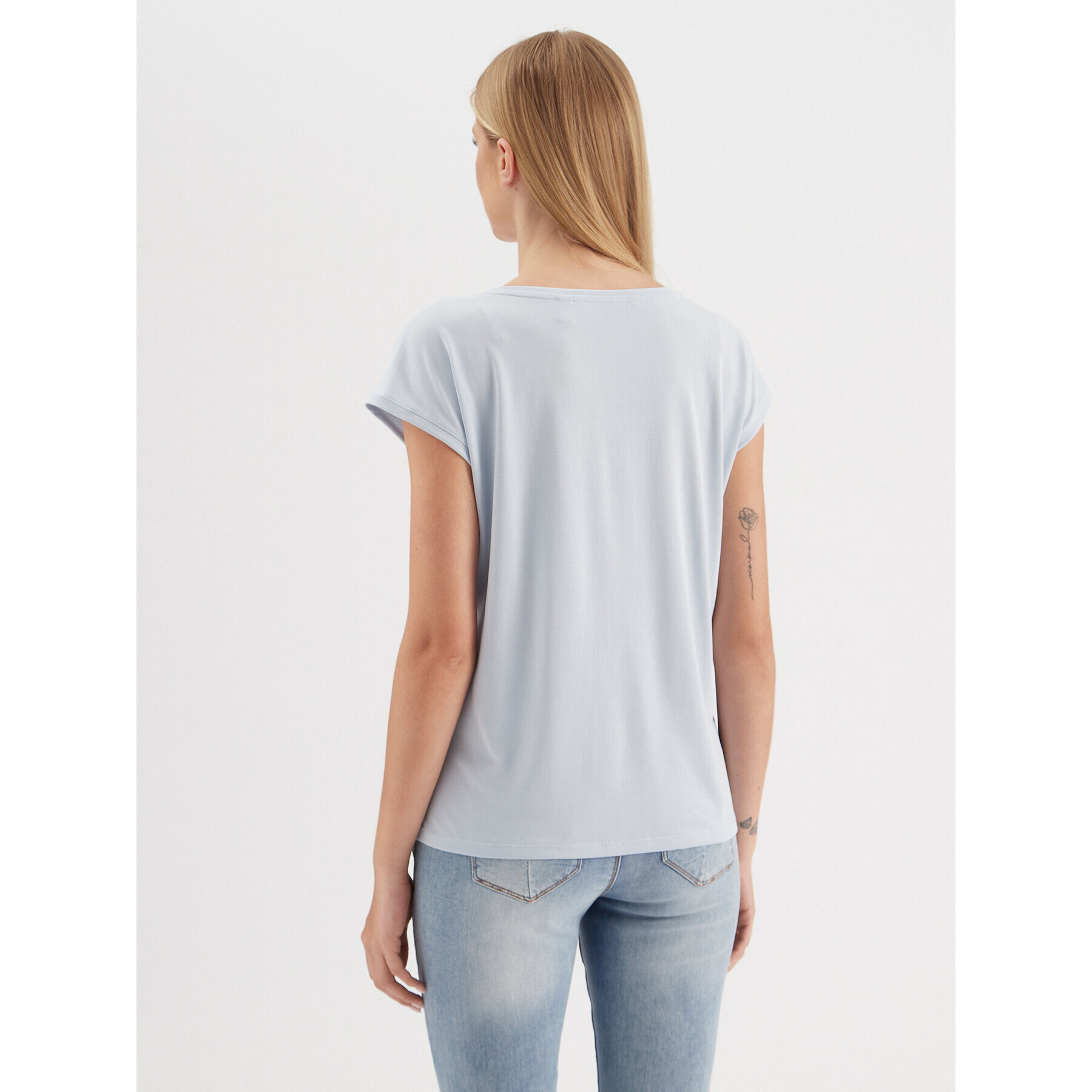 Vero Moda T-Shirt Filli 10247666 Modrá Regular Fit - Pepit.cz