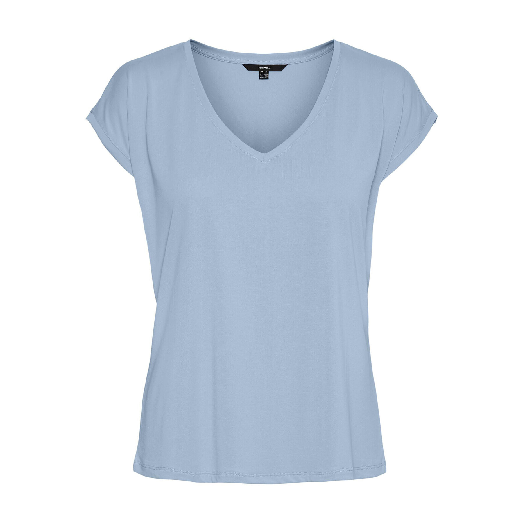 Vero Moda T-Shirt Filli 10247666 Modrá Regular Fit - Pepit.cz