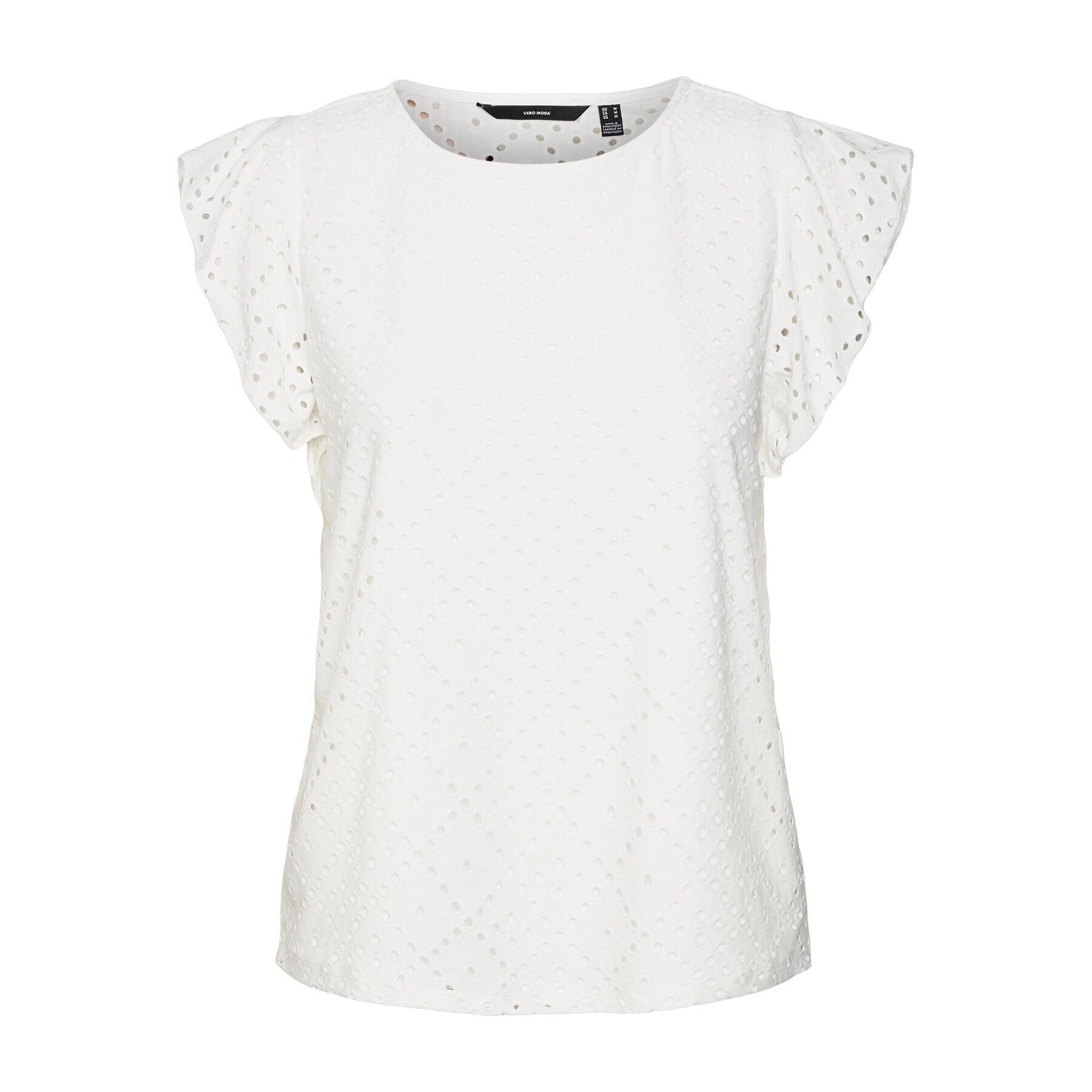 Vero Moda T-Shirt 10286067 Bílá Loose Fit - Pepit.cz