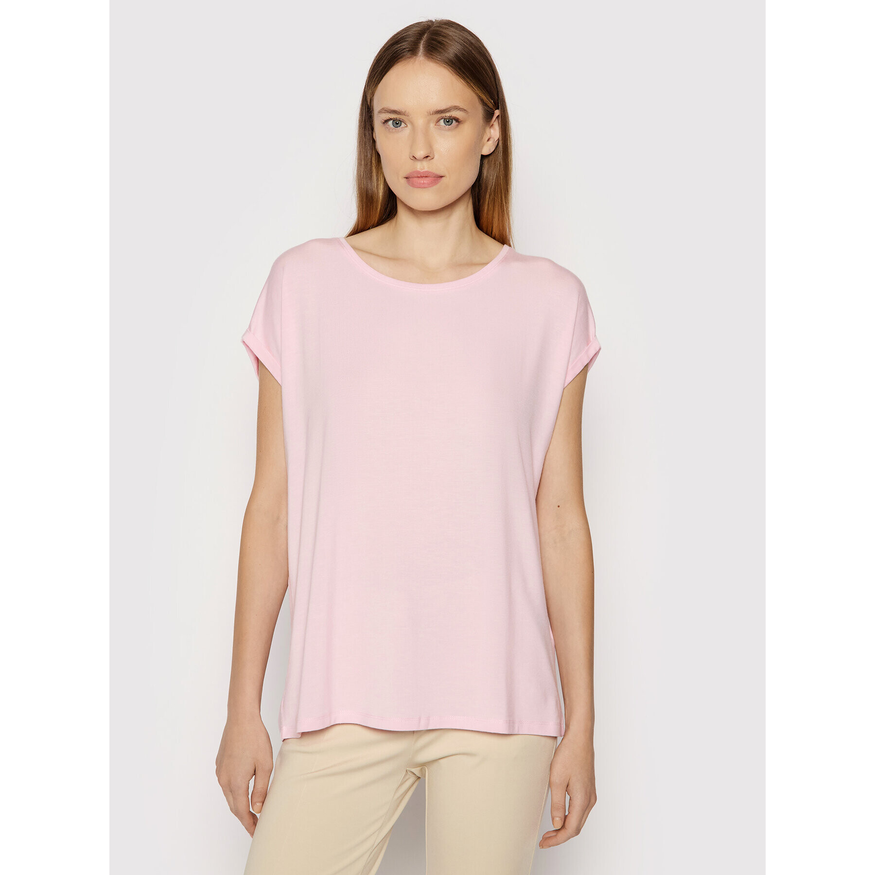 Vero Moda T-Shirt Ava 10187159 Růžová Relaxed Fit - Pepit.cz