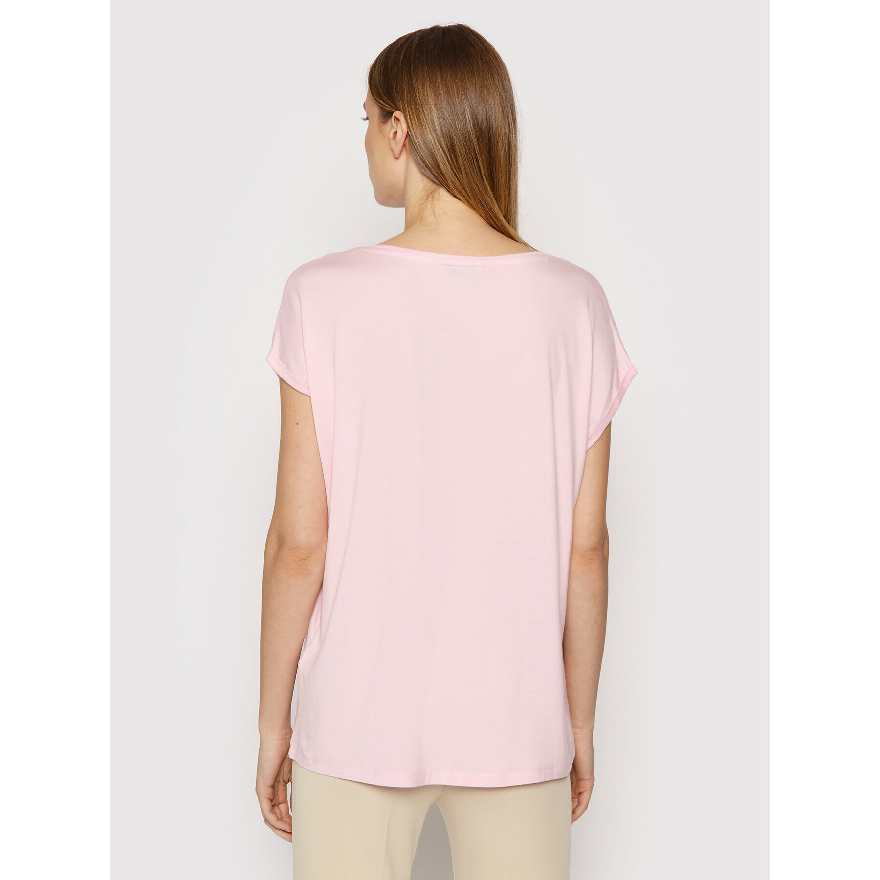 Vero Moda T-Shirt Ava 10187159 Růžová Relaxed Fit - Pepit.cz