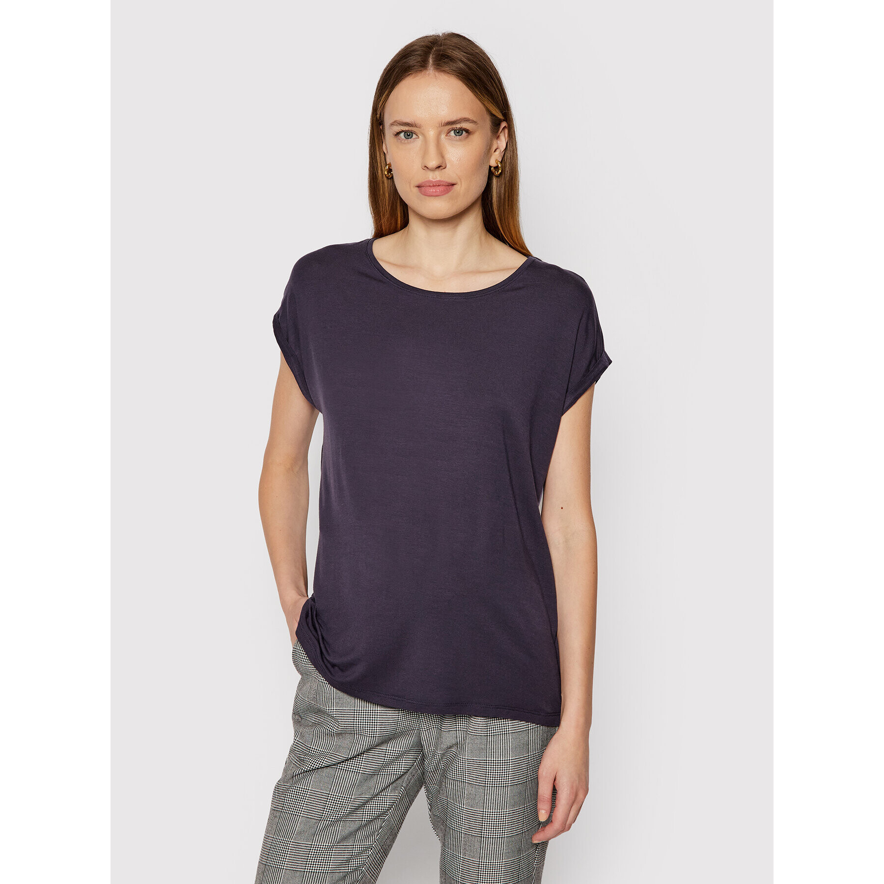 Vero Moda T-Shirt Ava 10187159 Tmavomodrá Relaxed Fit - Pepit.cz