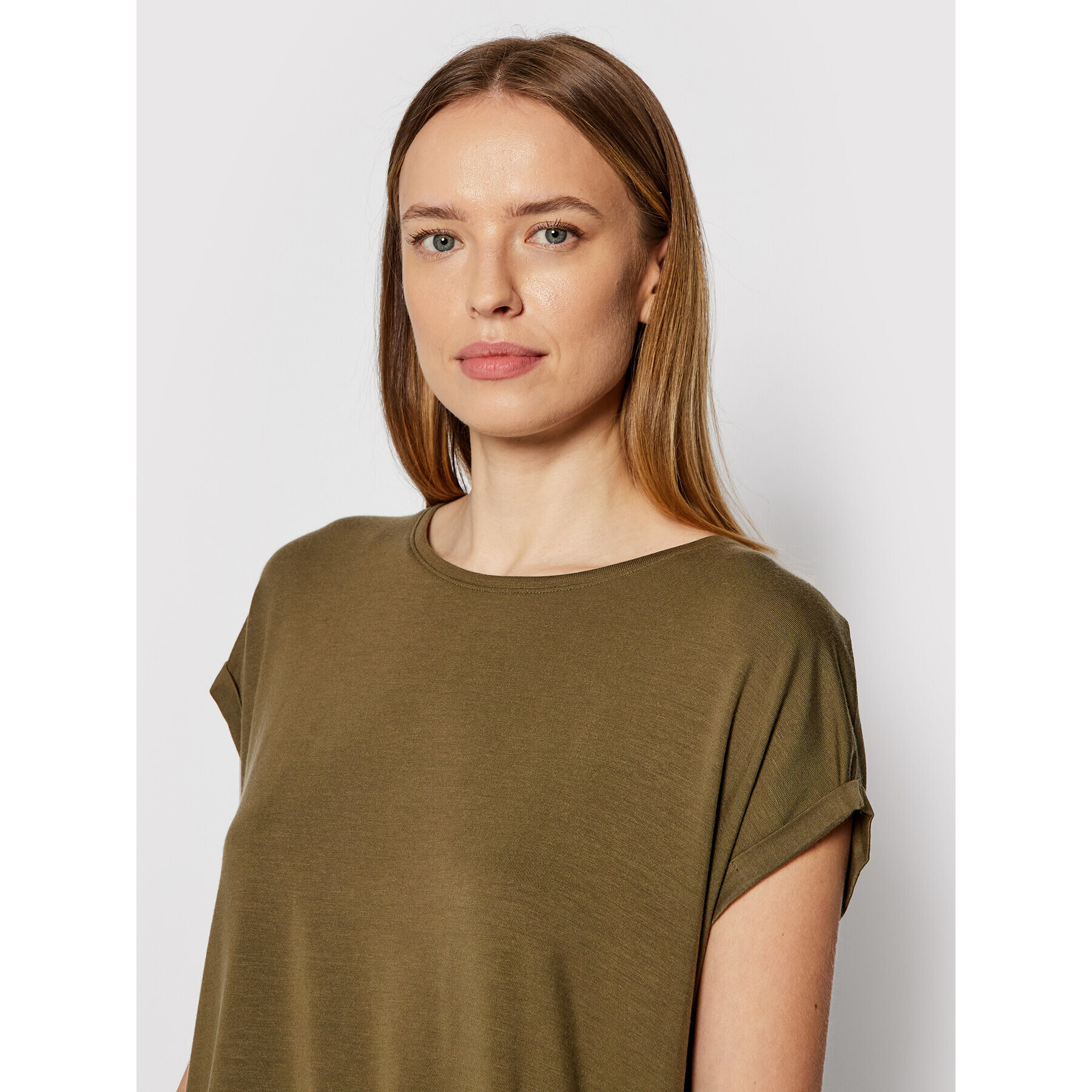 Vero Moda T-Shirt Ava 10187159 Zelená Relaxed Fit - Pepit.cz