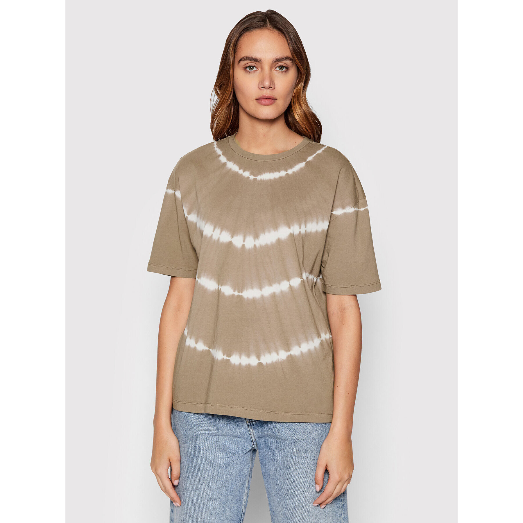 Vero Moda T-Shirt Eara 10259827 Hnědá Oversize - Pepit.cz